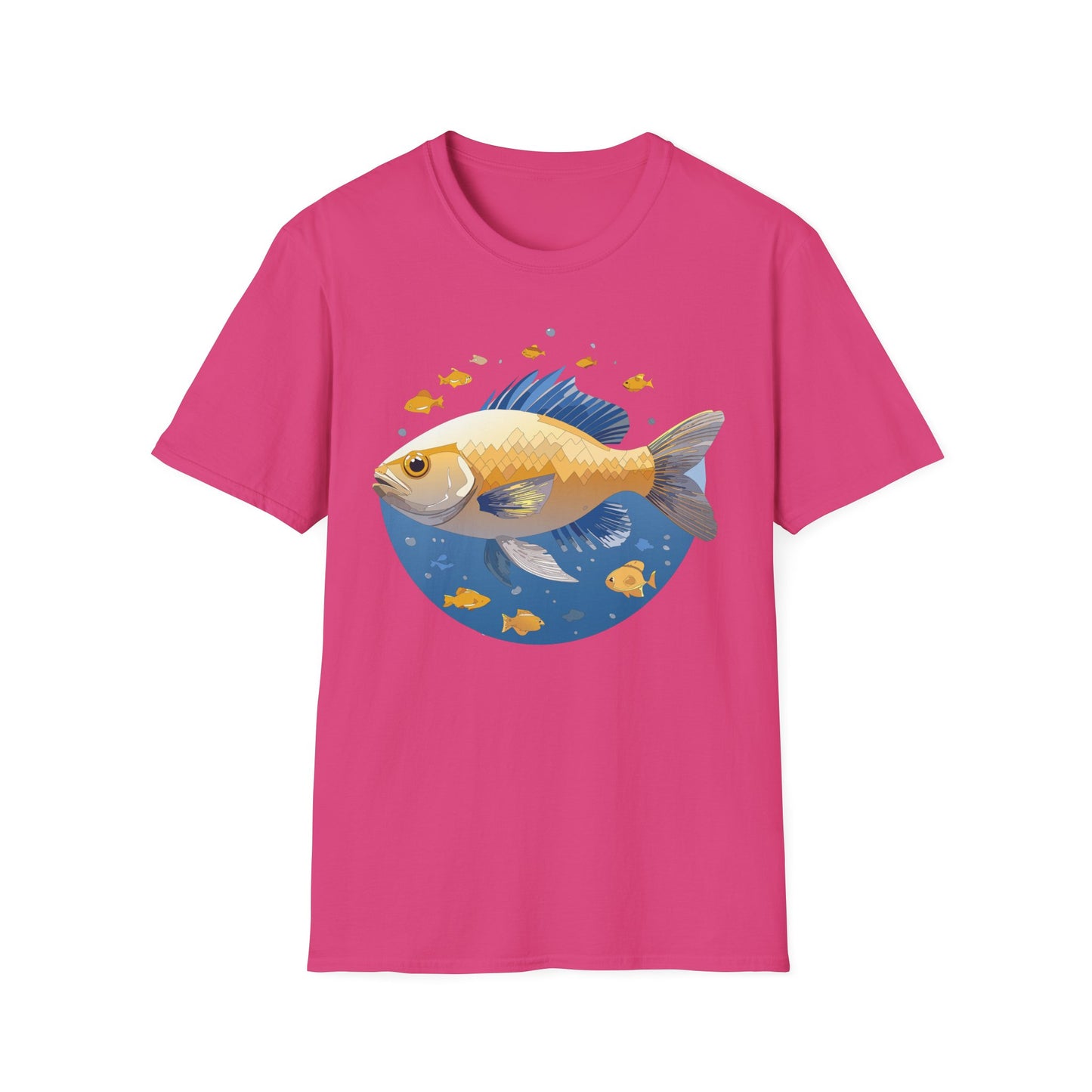 Fish Art Design Shirt, T Shirt with Fish, Graphic Shirt, Tee Shirt with Graphic Design, Shirt with Fish Graphic Art