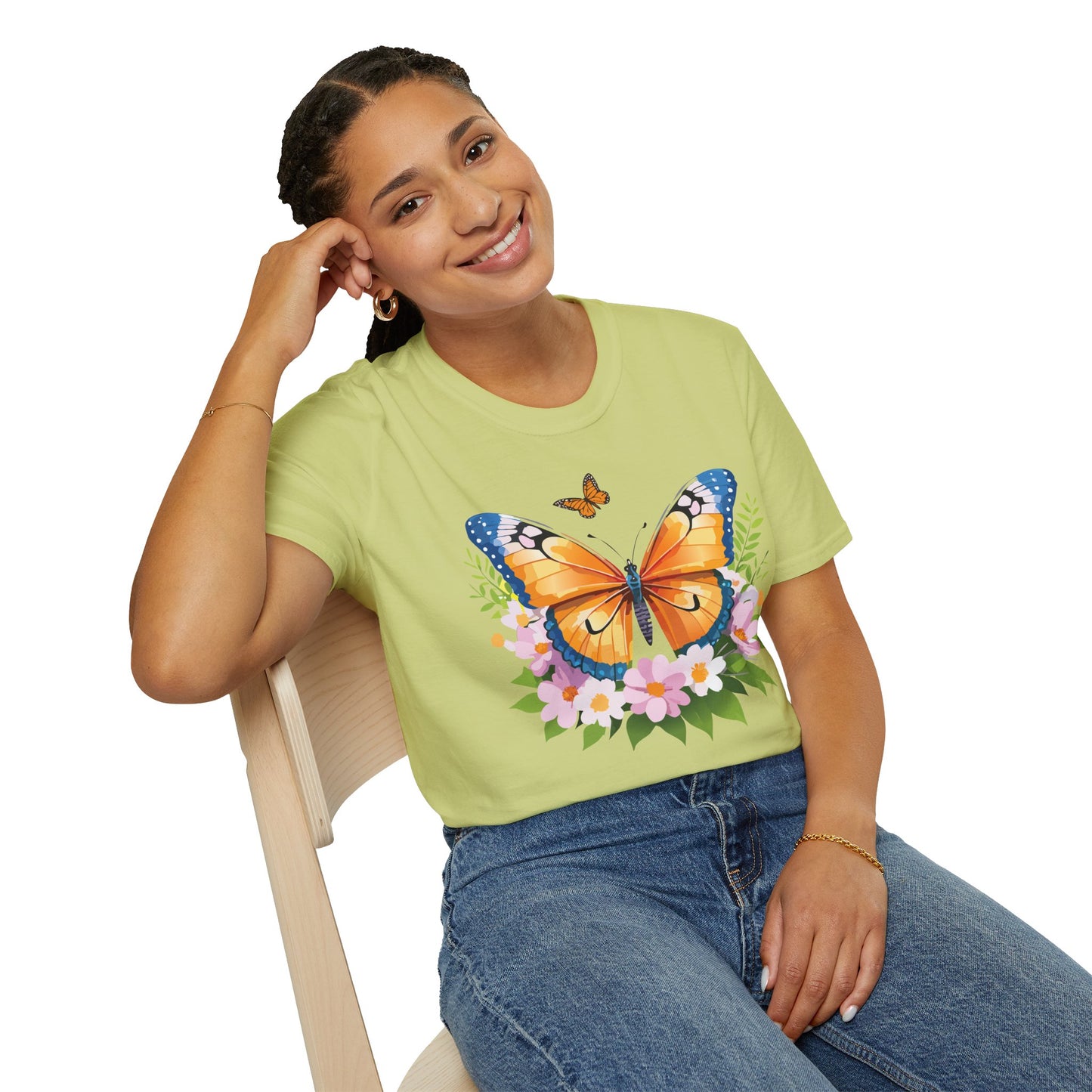 Butterfly Shirt, T Shirt with Butterfly, Monarch Shirt