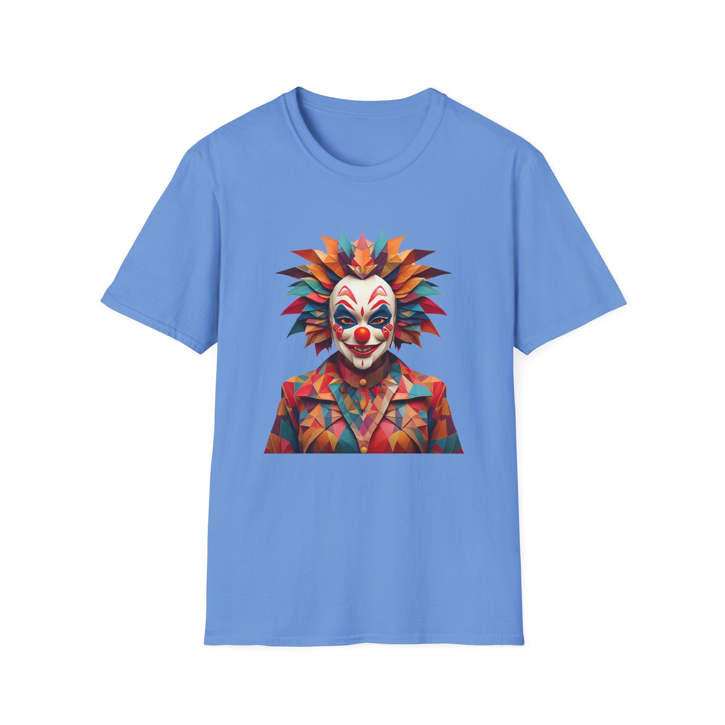 Clown Shirt, T Shirt with Clown, Funny Man Shirt, Tee Shirt with Funny Man, Circus Shirt, Shirt with Circus, Scary Man Shirt, Shirt with Scary Man