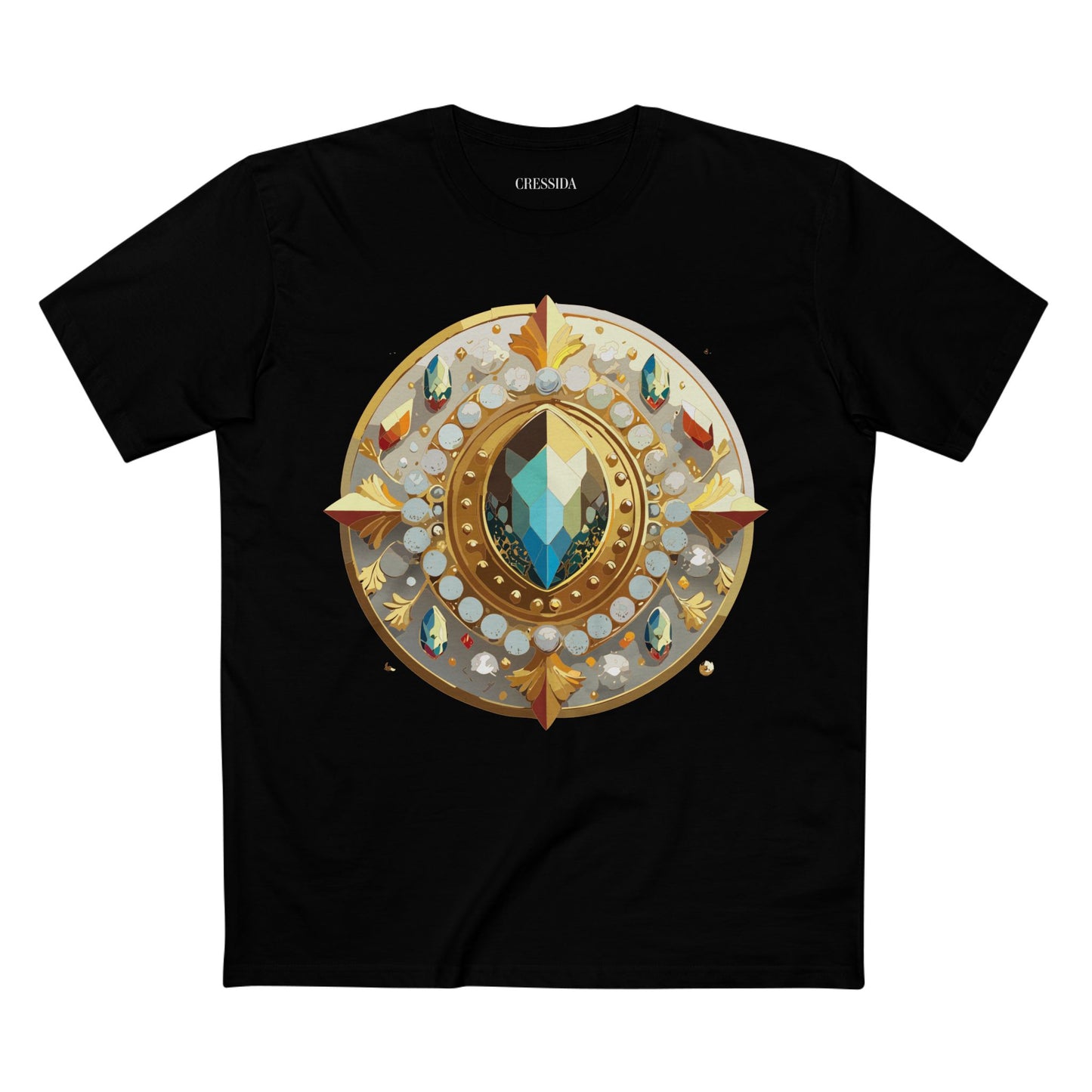 Medallion Shirt, Shirt with Medallion, Tee Shirt with Medal