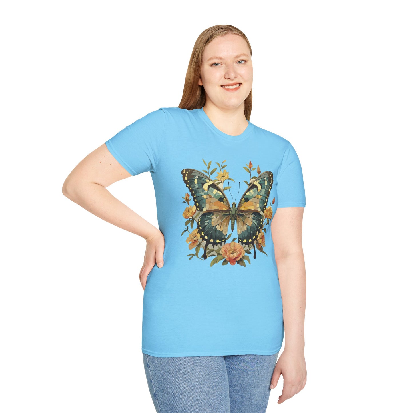 Butterfly Shirt, T Shirt with Butterfly, Monarch Shirt