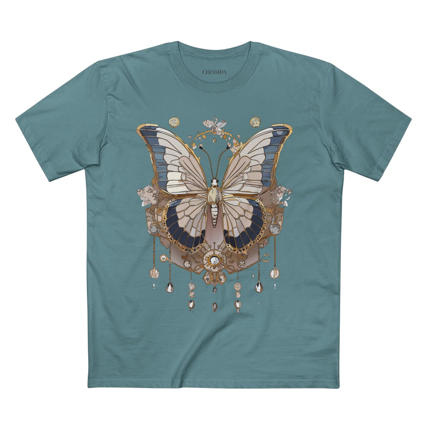 Butterfly shirt, Shirt with Butterfly, Tee Shirt with Antique Butterfly