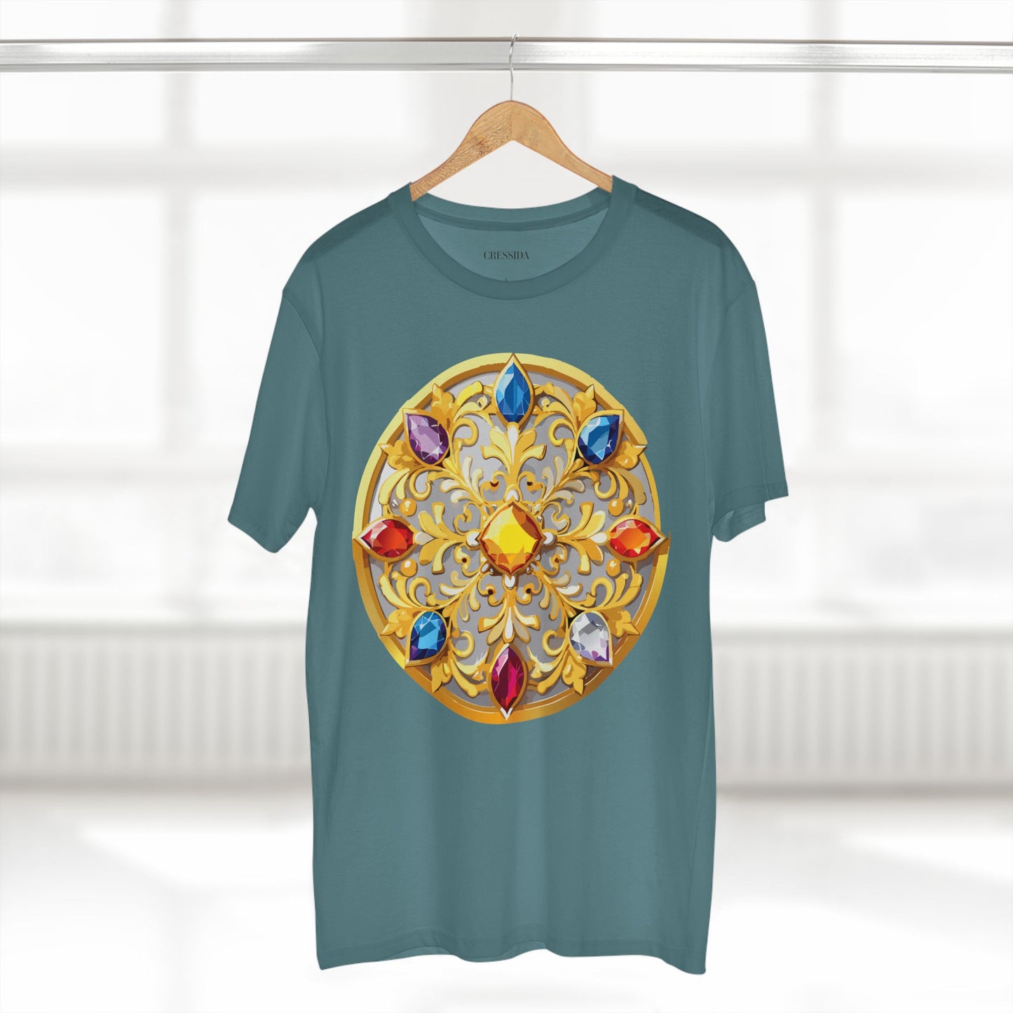 Medallion Shirt, Shirt with Medallion, Tee Shirt with Medal