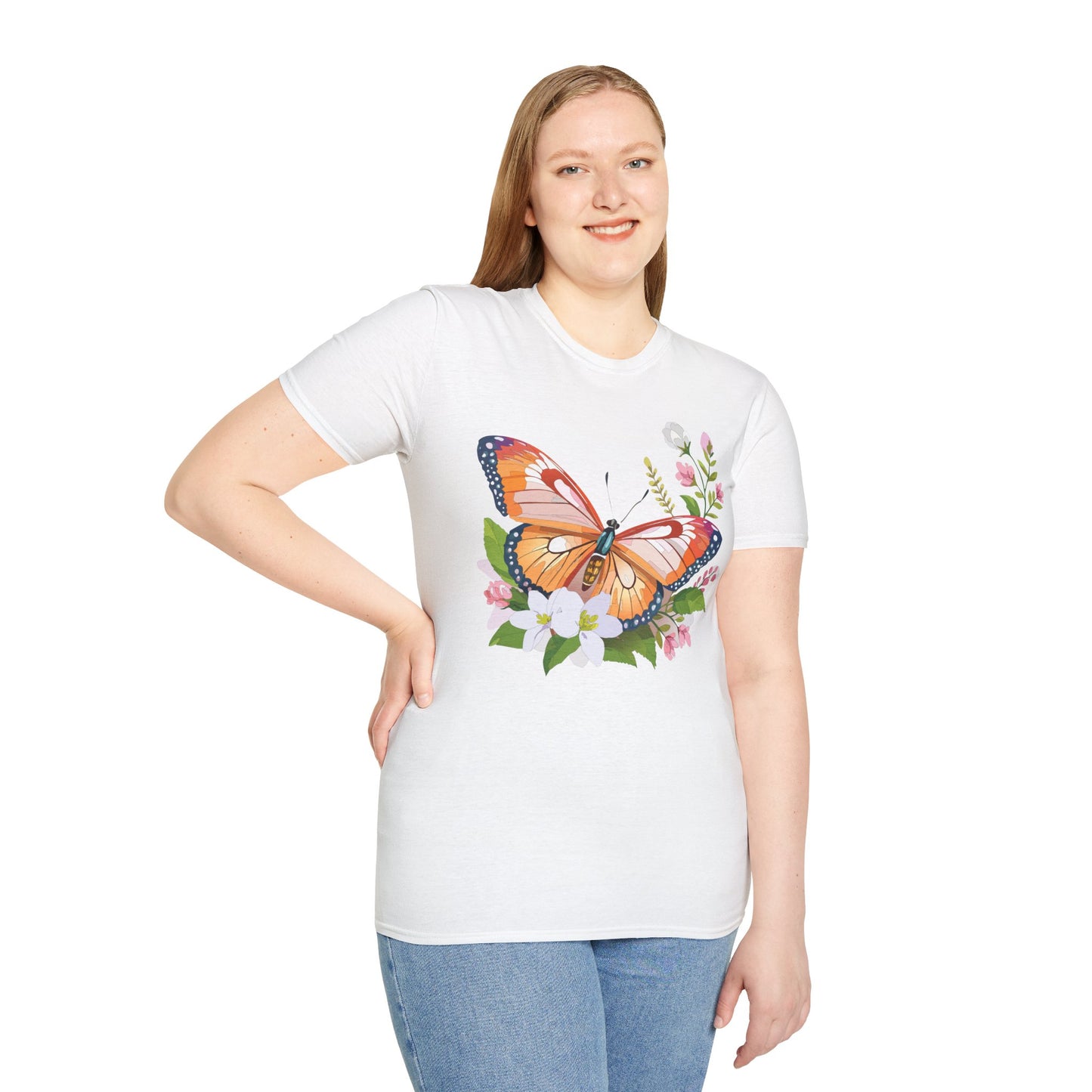 Butterfly Shirt, T Shirt with Butterfly, Monarch Shirt
