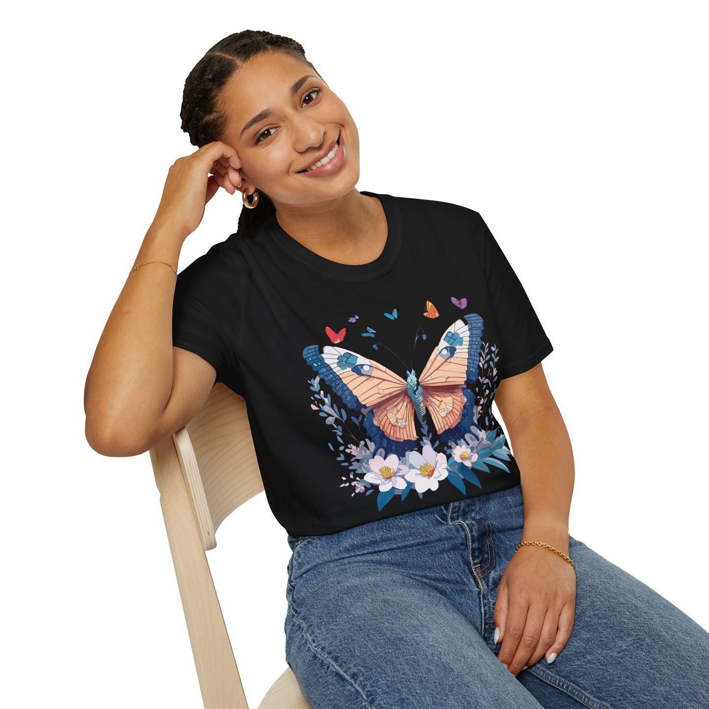 Butterfly Shirt, T Shirt with Butterfly, Monarch Shirt