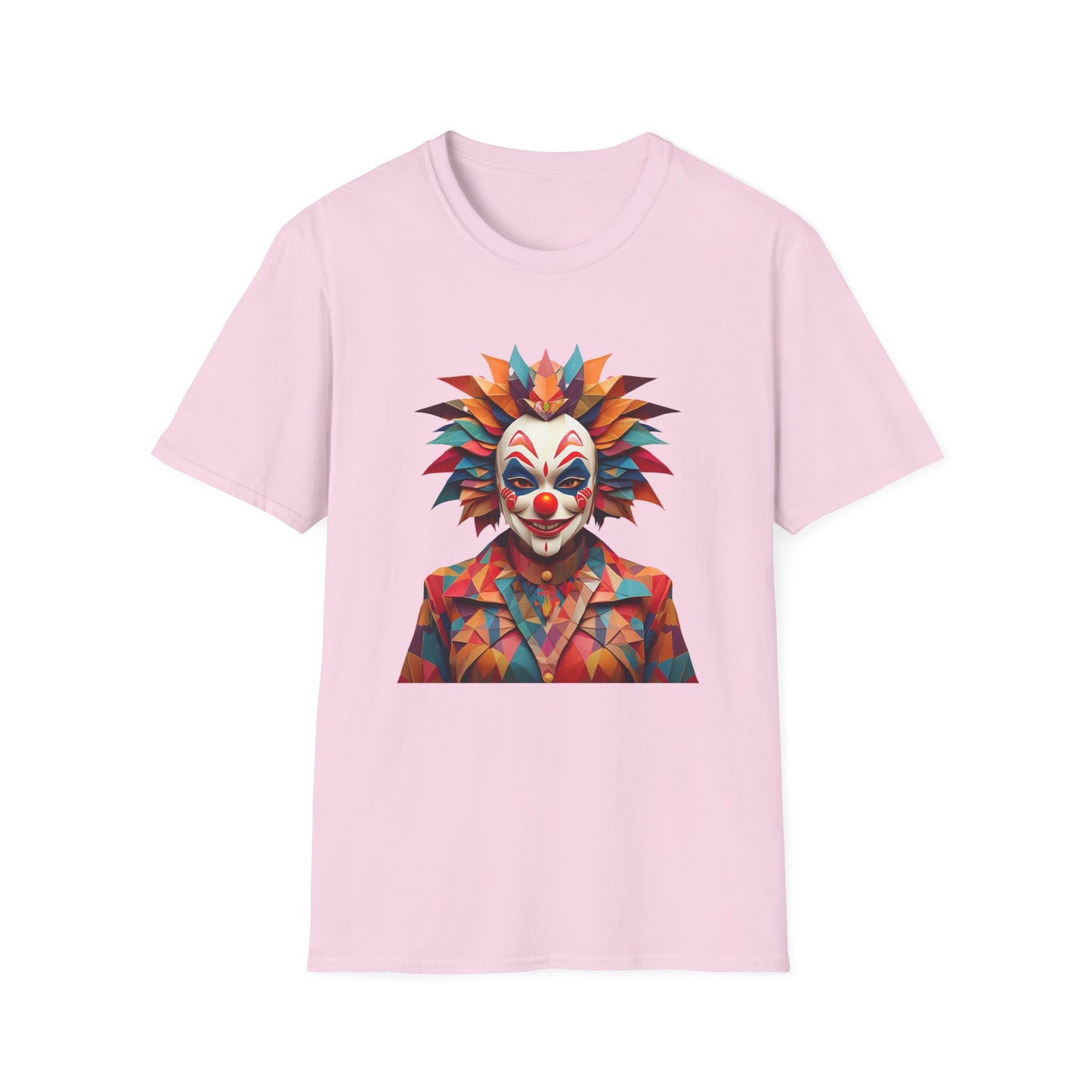 Clown Shirt, T Shirt with Clown, Funny Man Shirt, Tee Shirt with Funny Man, Circus Shirt, Shirt with Circus, Scary Man Shirt, Shirt with Scary Man