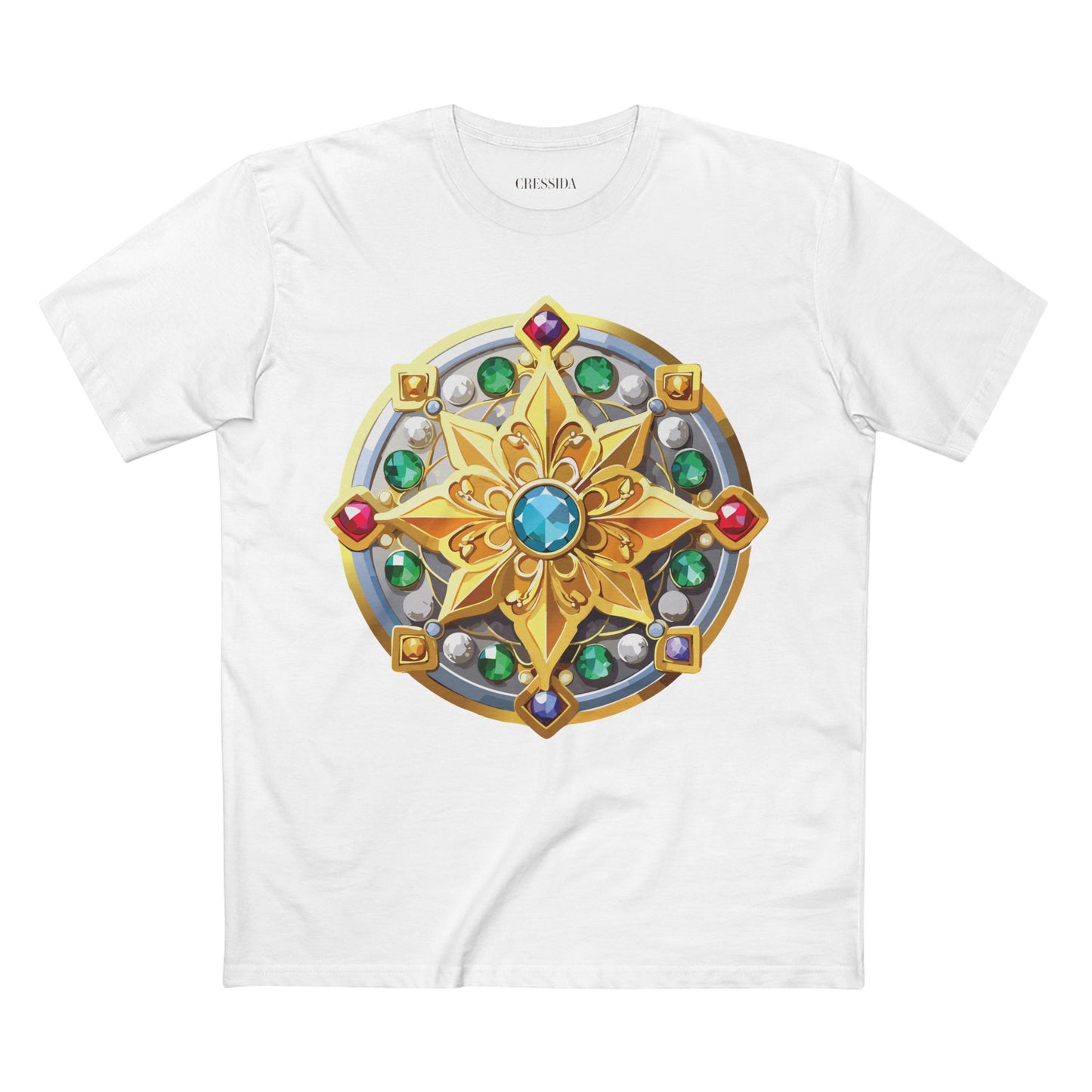 Medallion Shirt, Shirt with Medallion, Tee Shirt with Medal