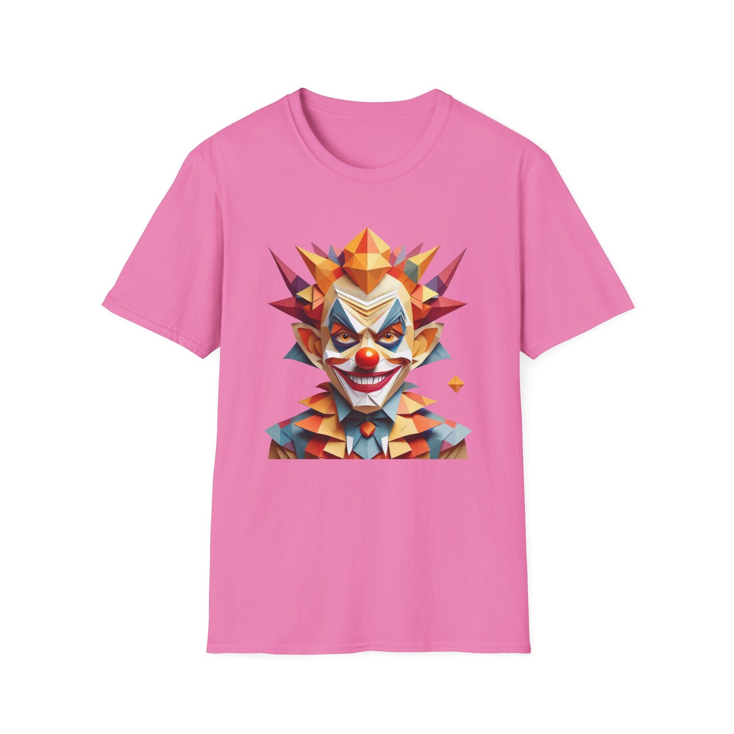 Clown Shirt, T Shirt with Clown, Funny Man Shirt, Tee Shirt with Funny Man, Circus Shirt, Shirt with Circus, Scary Man Shirt, Shirt with Scary Man