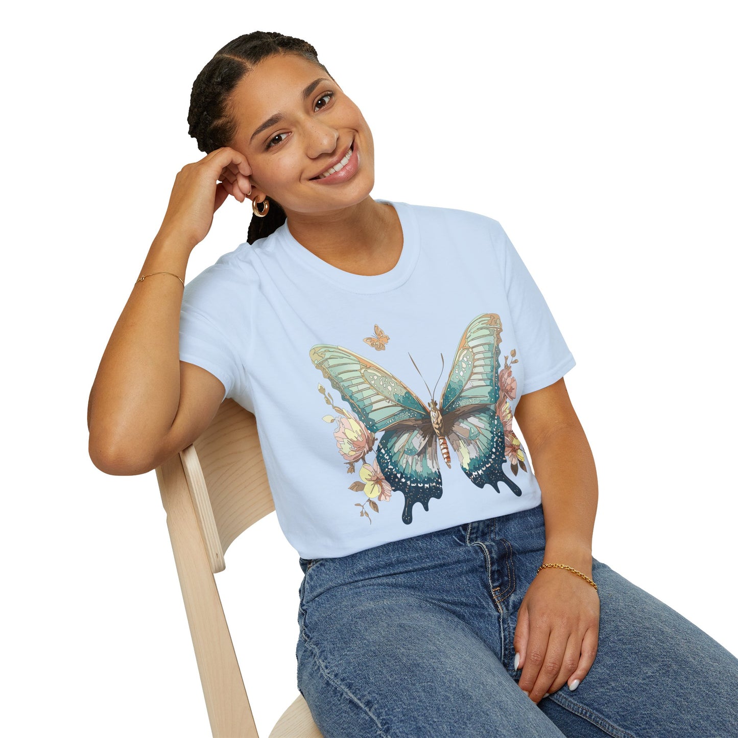 Butterfly Shirt, T Shirt with Butterfly, Monarch Shirt