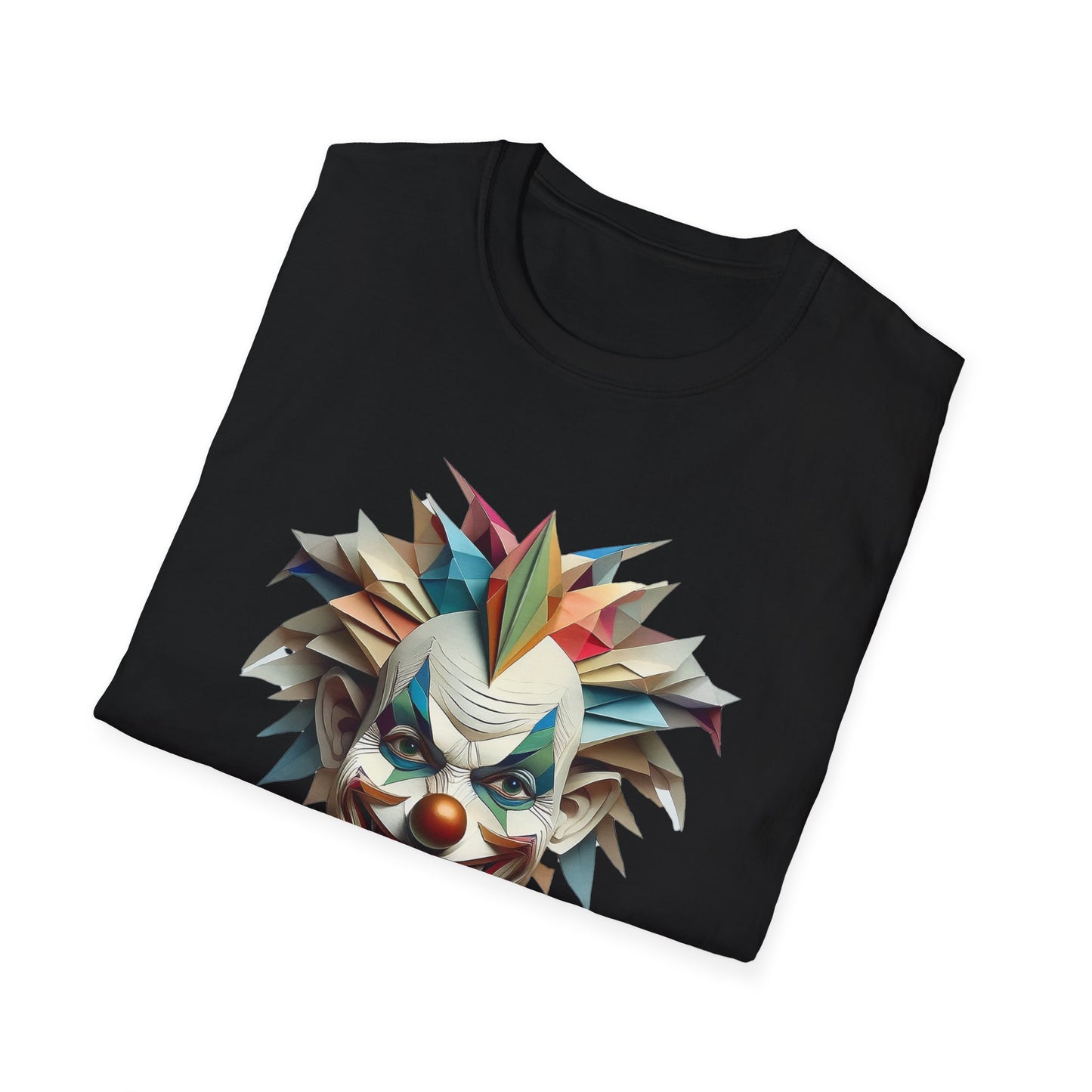 Clown Shirt, T Shirt with Clown, Funny Man Shirt, Tee Shirt with Funny Man, Circus Shirt, Shirt with Circus, Scary Man Shirt, Shirt with Scary Man
