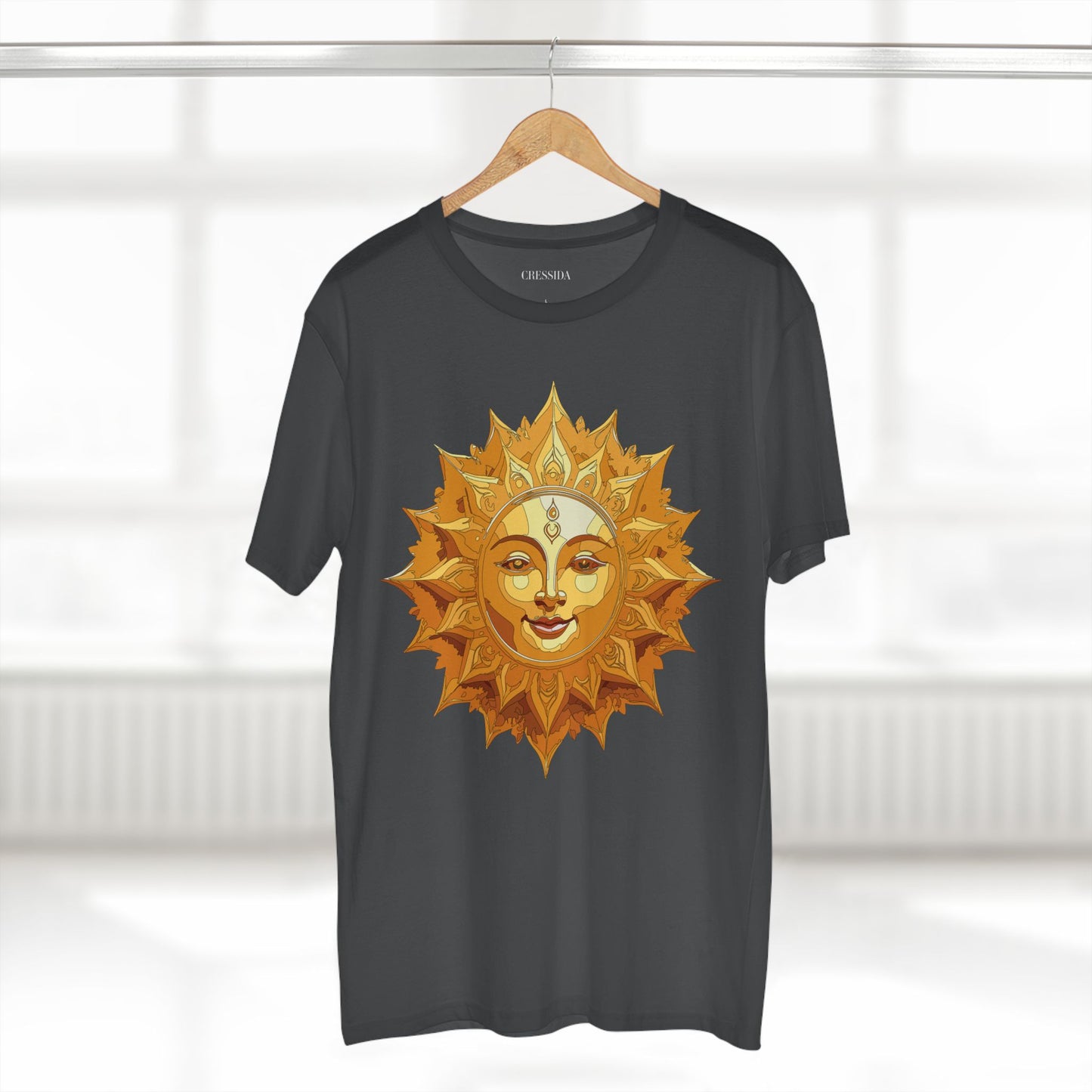 Sun Shirt, Shirt with Sun, Tee Shirt with Gold Sun