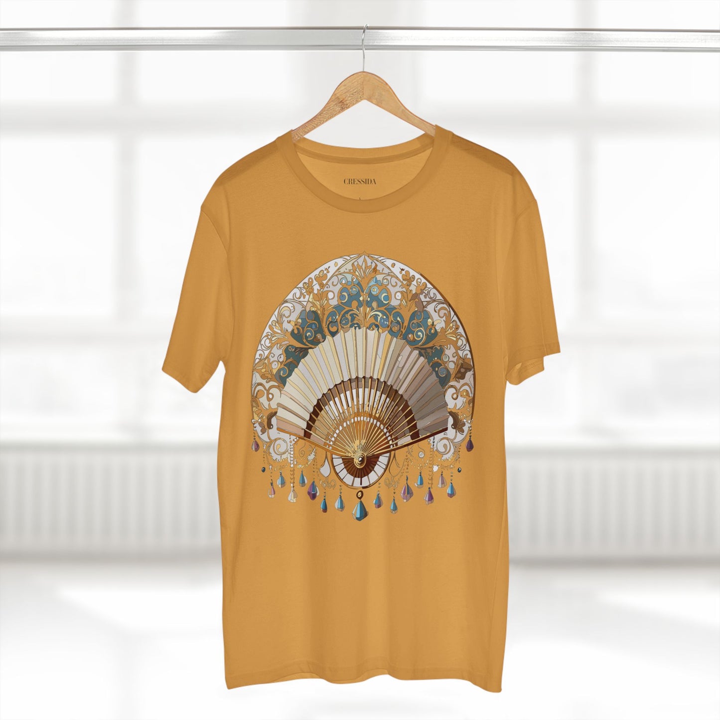 Fan shirt, Shirt with Fan, Tee Shirt with Antique Fan