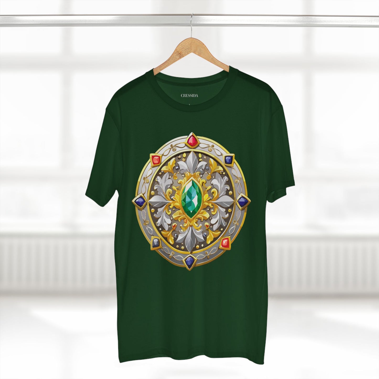 Medallion Shirt, Shirt with Medallion, Tee Shirt with Medal