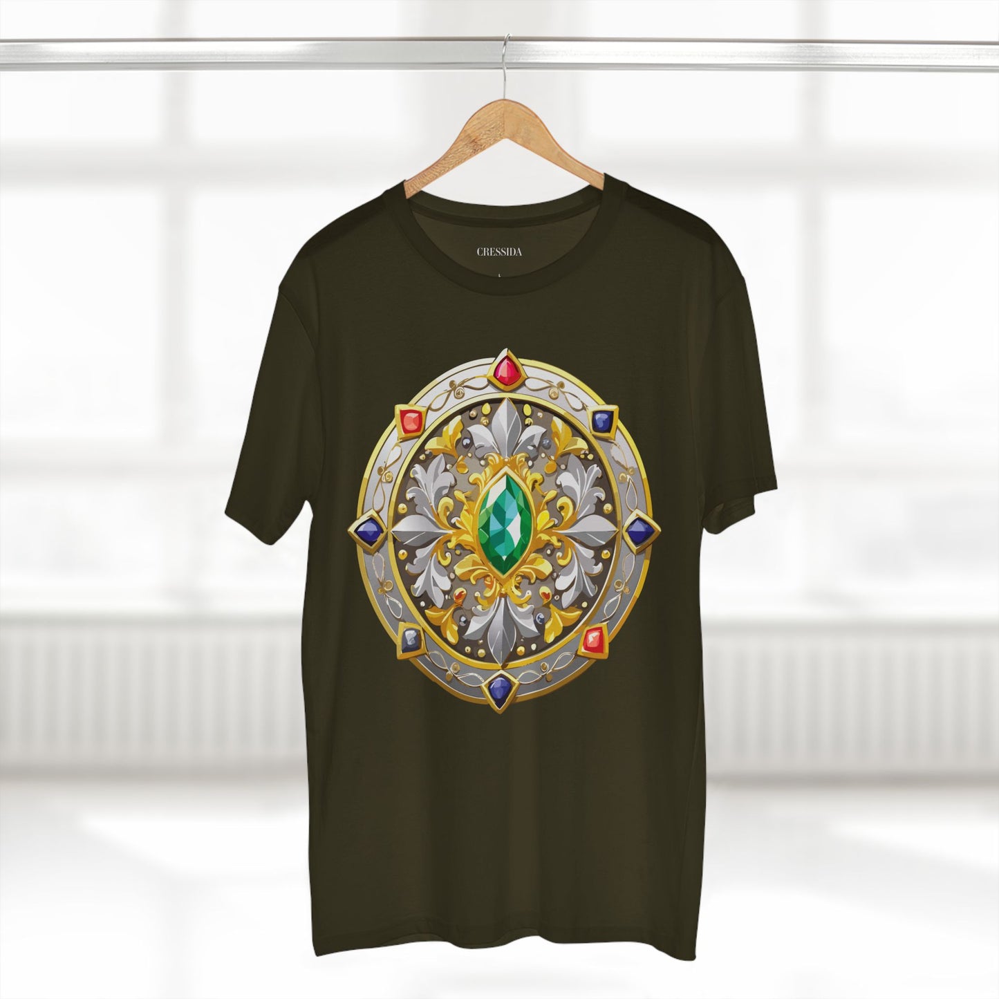 Medallion Shirt, Shirt with Medallion, Tee Shirt with Medal