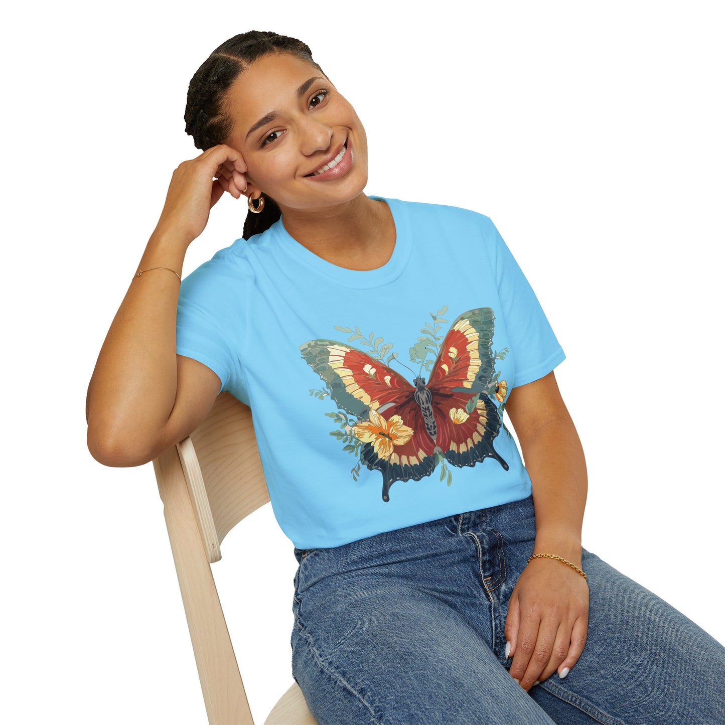 Butterfly Shirt, T Shirt with Butterfly, Monarch Shirt
