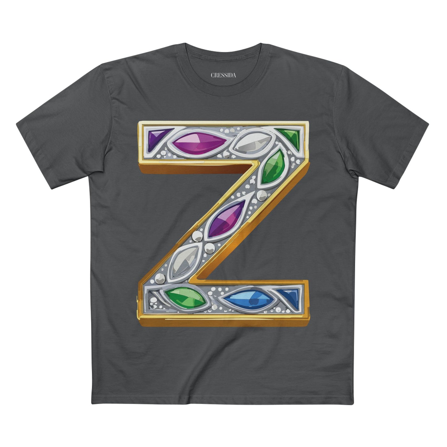Letter Shirt, Shirt with Letters, Tee Shirt with Gold Letters