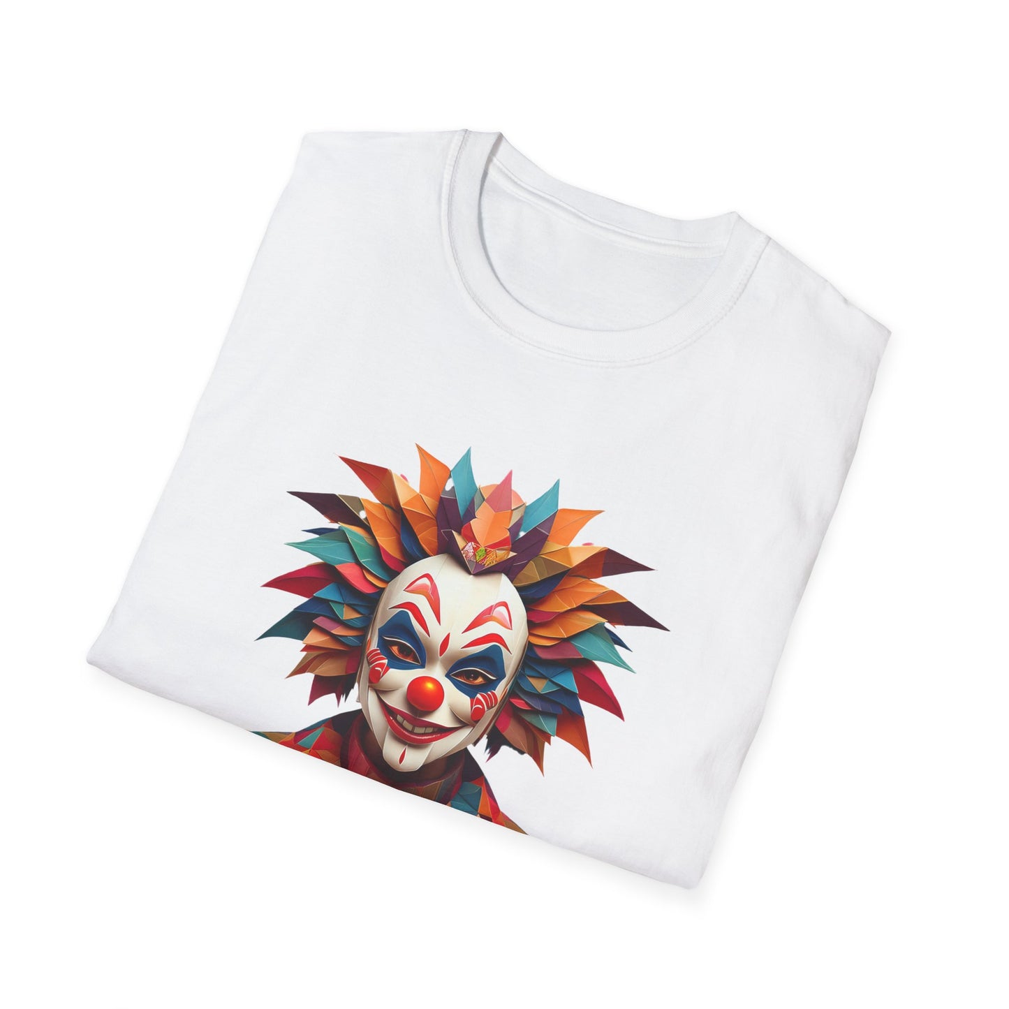 Clown Shirt, T Shirt with Clown, Funny Man Shirt, Tee Shirt with Funny Man, Circus Shirt, Shirt with Circus, Scary Man Shirt, Shirt with Scary Man