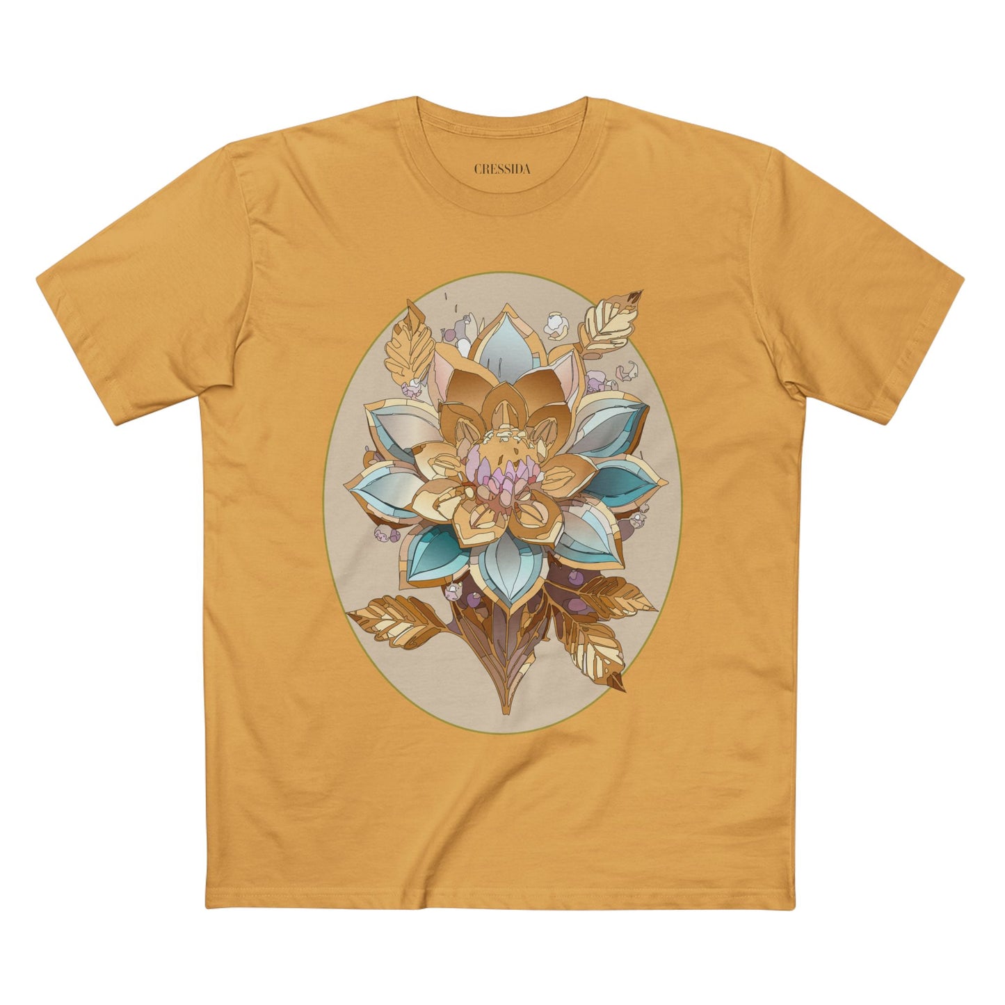 Floral Shirt, Shirt with Flower, Tee Shirt with Antique Flower