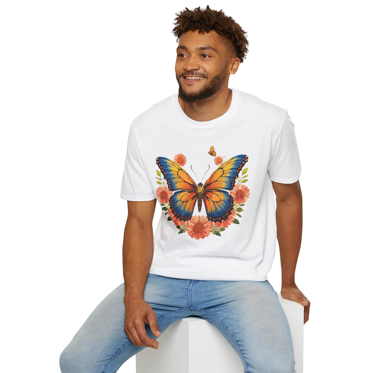Butterfly Shirt, T Shirt with Butterfly, Monarch Shirt