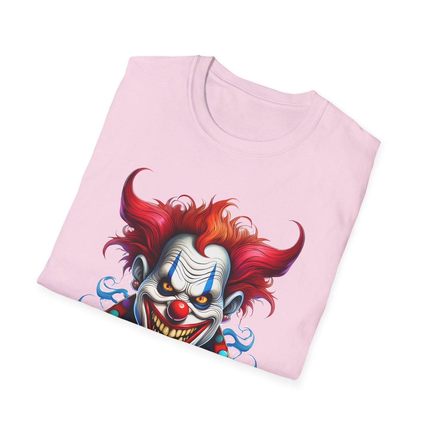 Clown Shirt, T Shirt with Clown, Funny Man Shirt, Tee Shirt with Funny Man, Circus Shirt, Shirt with Circus, Scary Man Shirt, Shirt with Scary Man