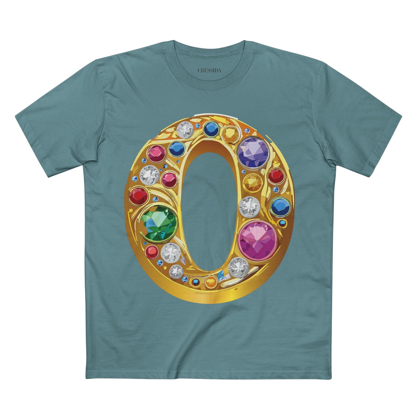 Letter Shirt, Shirt with Letters, Tee Shirt with Gold Letters