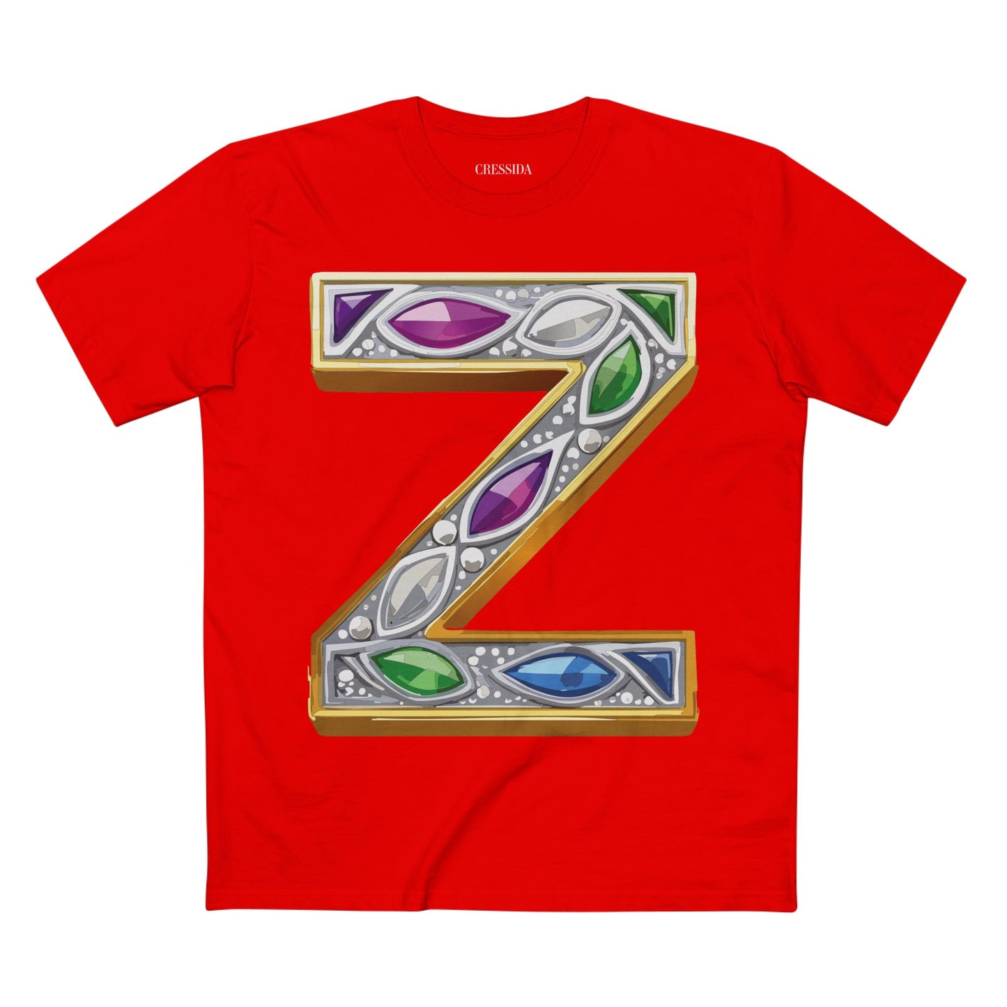 Letter Shirt, Shirt with Letters, Tee Shirt with Gold Letters