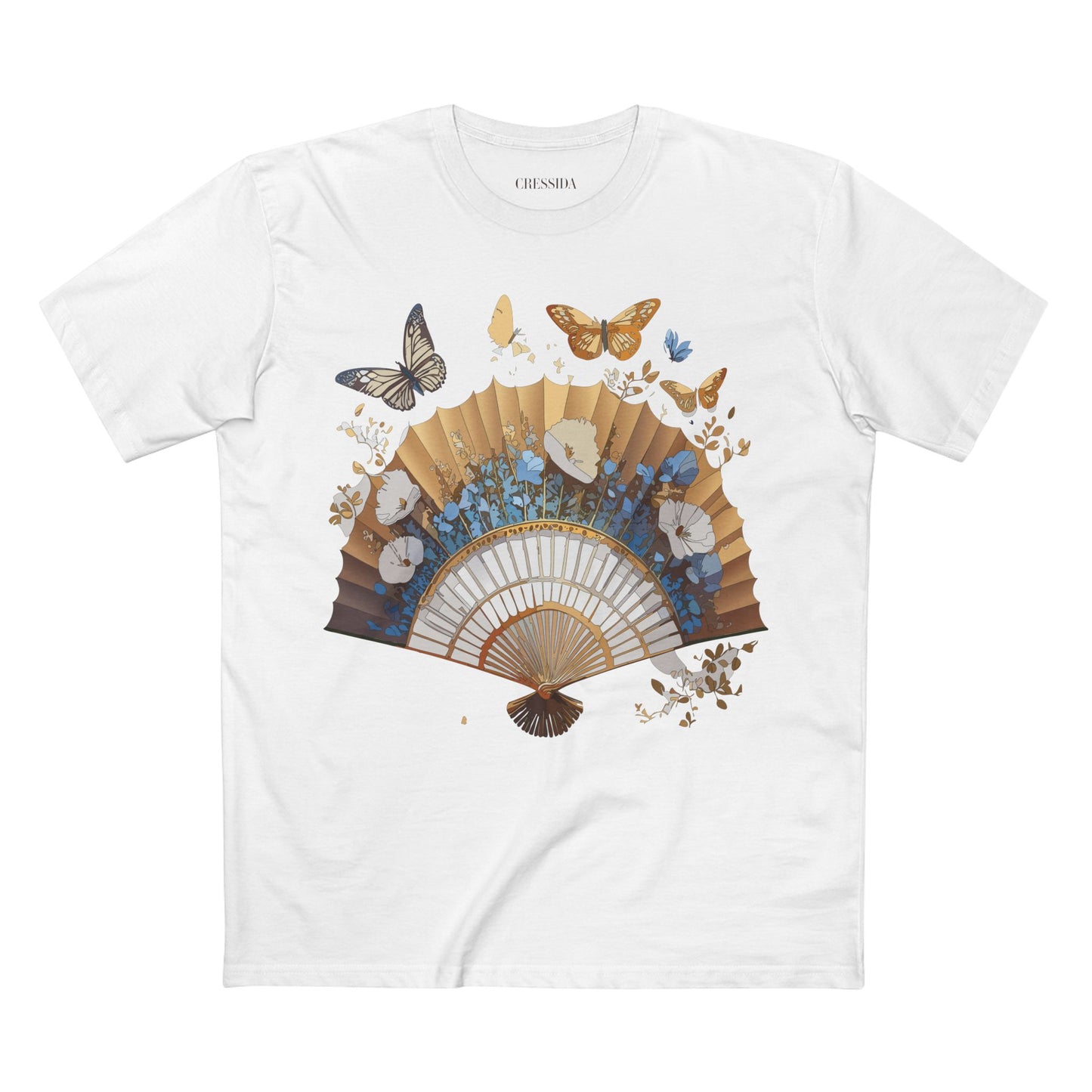 Fan shirt, Shirt with Fan, Tee Shirt with Antique Fan