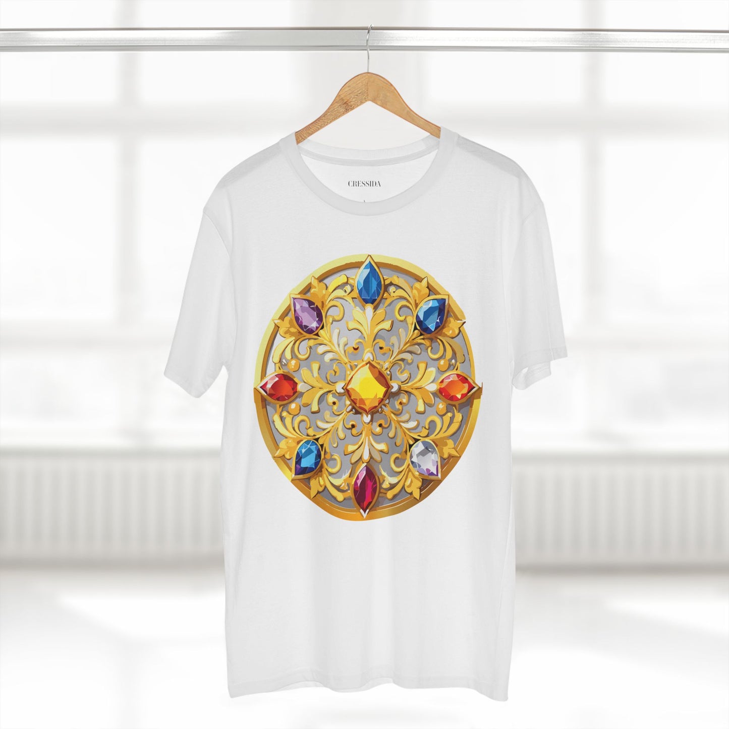 Medallion Shirt, Shirt with Medallion, Tee Shirt with Medal
