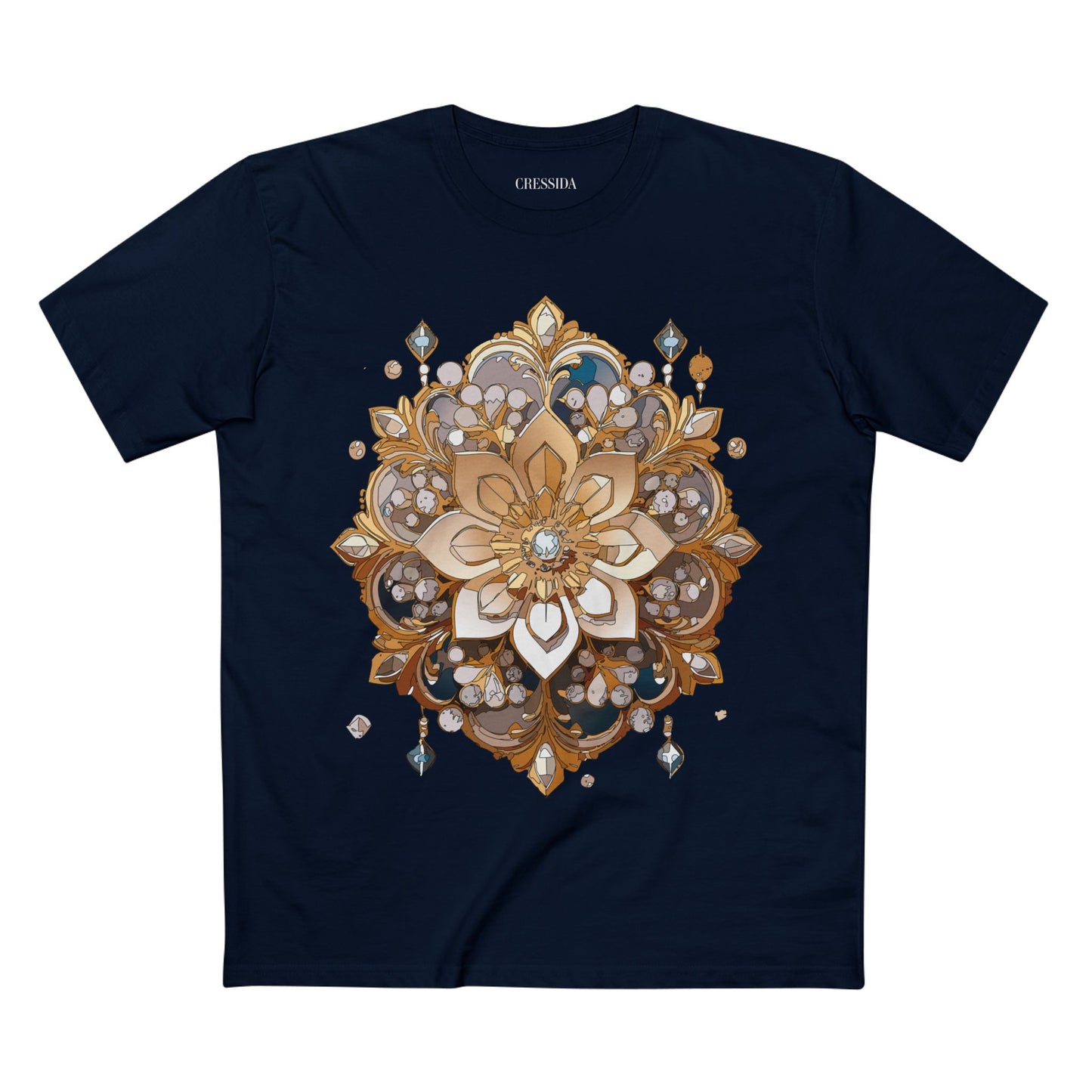 Floral Shirt, Shirt with Flower, Tee Shirt with Antique Flower