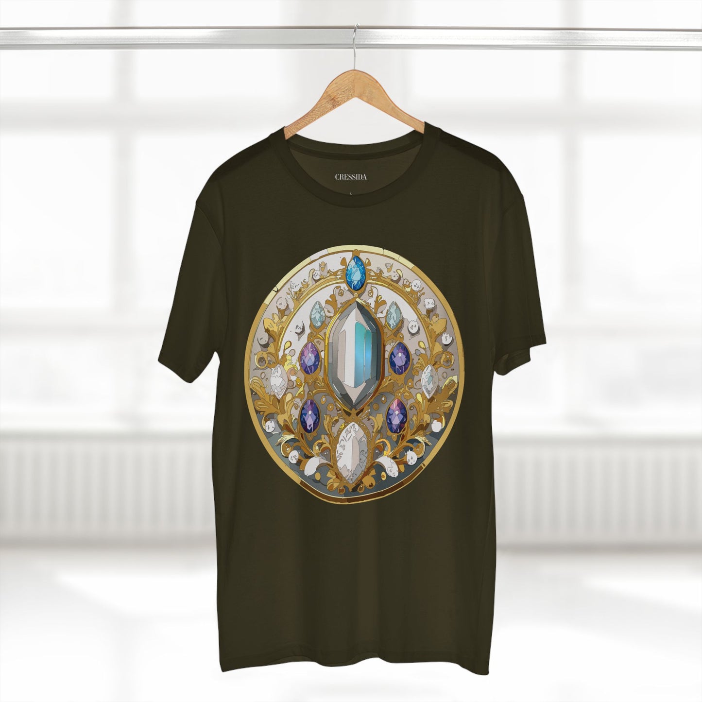 Medallion Shirt, Shirt with Medallion, Tee Shirt with Medal