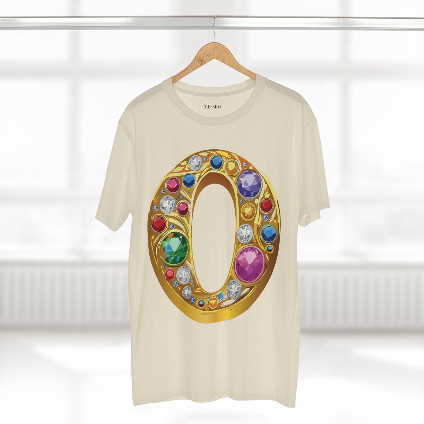 Letter Shirt, Shirt with Letters, Tee Shirt with Gold Letters