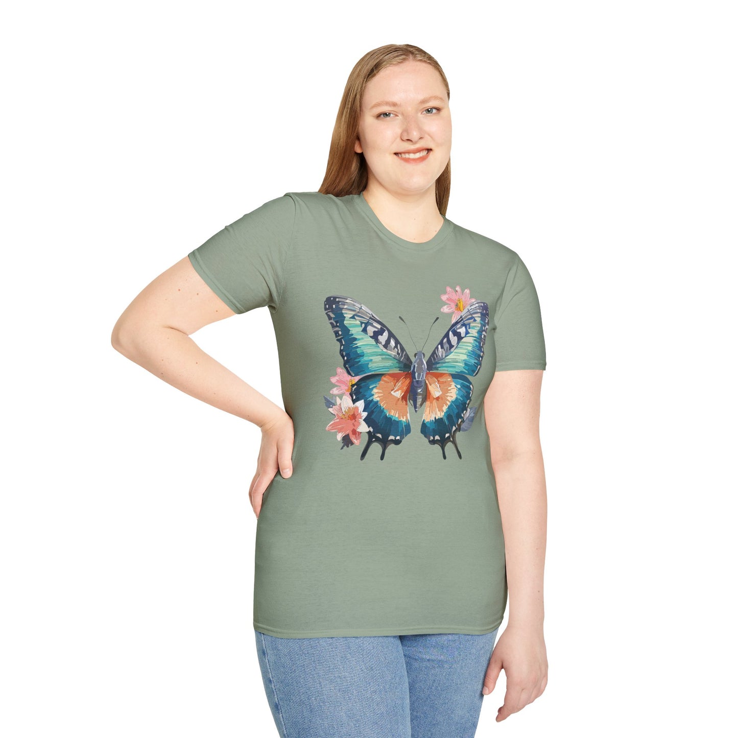Butterfly Shirt, T Shirt with Butterfly, Monarch Shirt