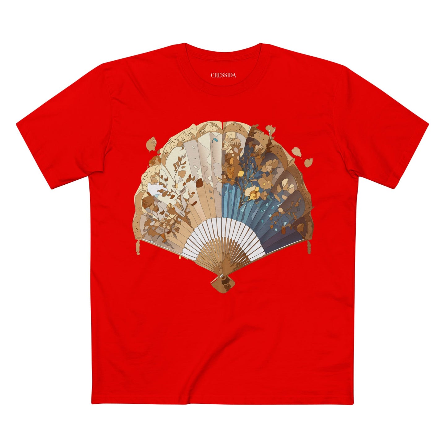 Fan shirt, Shirt with Fan, Tee Shirt with Antique Fan
