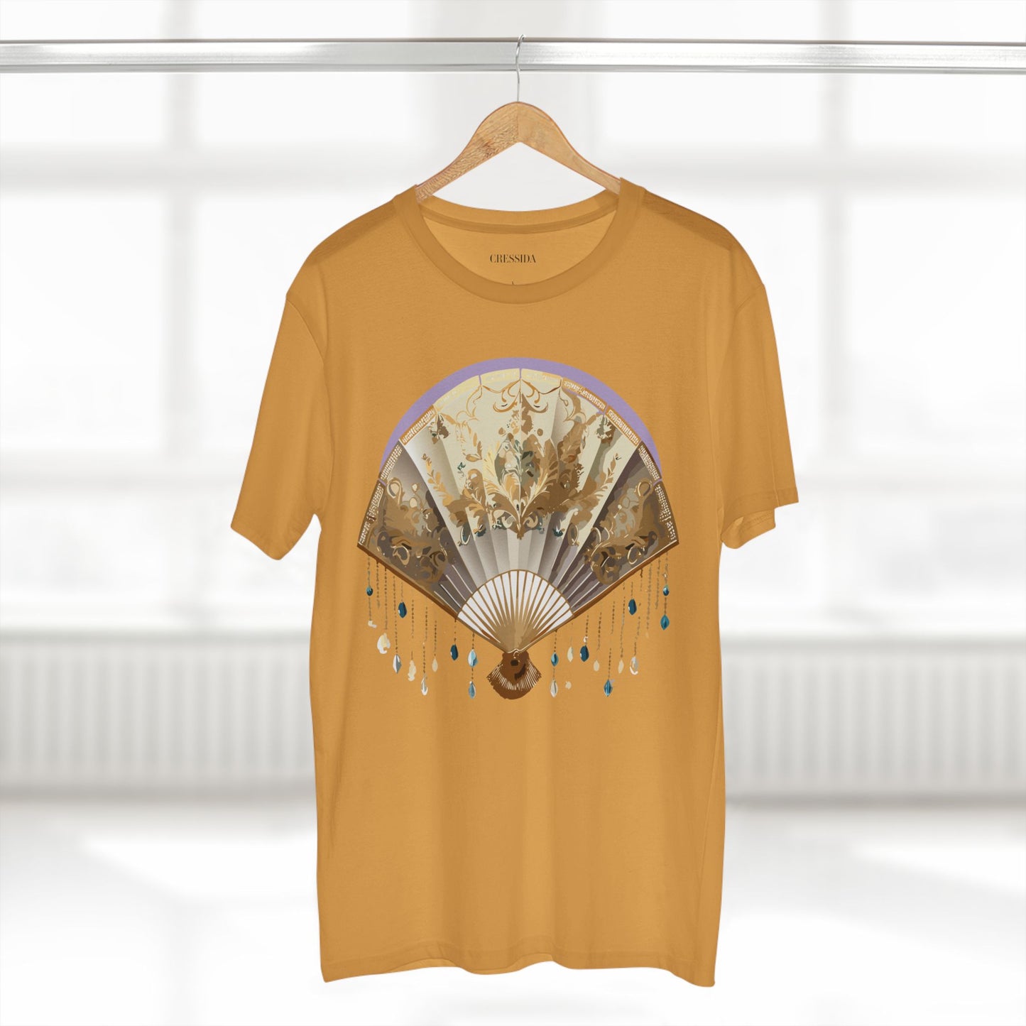 Fan shirt, Shirt with Fan, Tee Shirt with Antique Fan