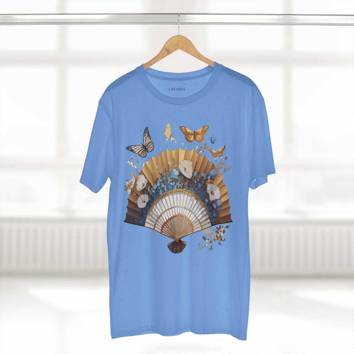 Fan shirt, Shirt with Fan, Tee Shirt with Antique Fan