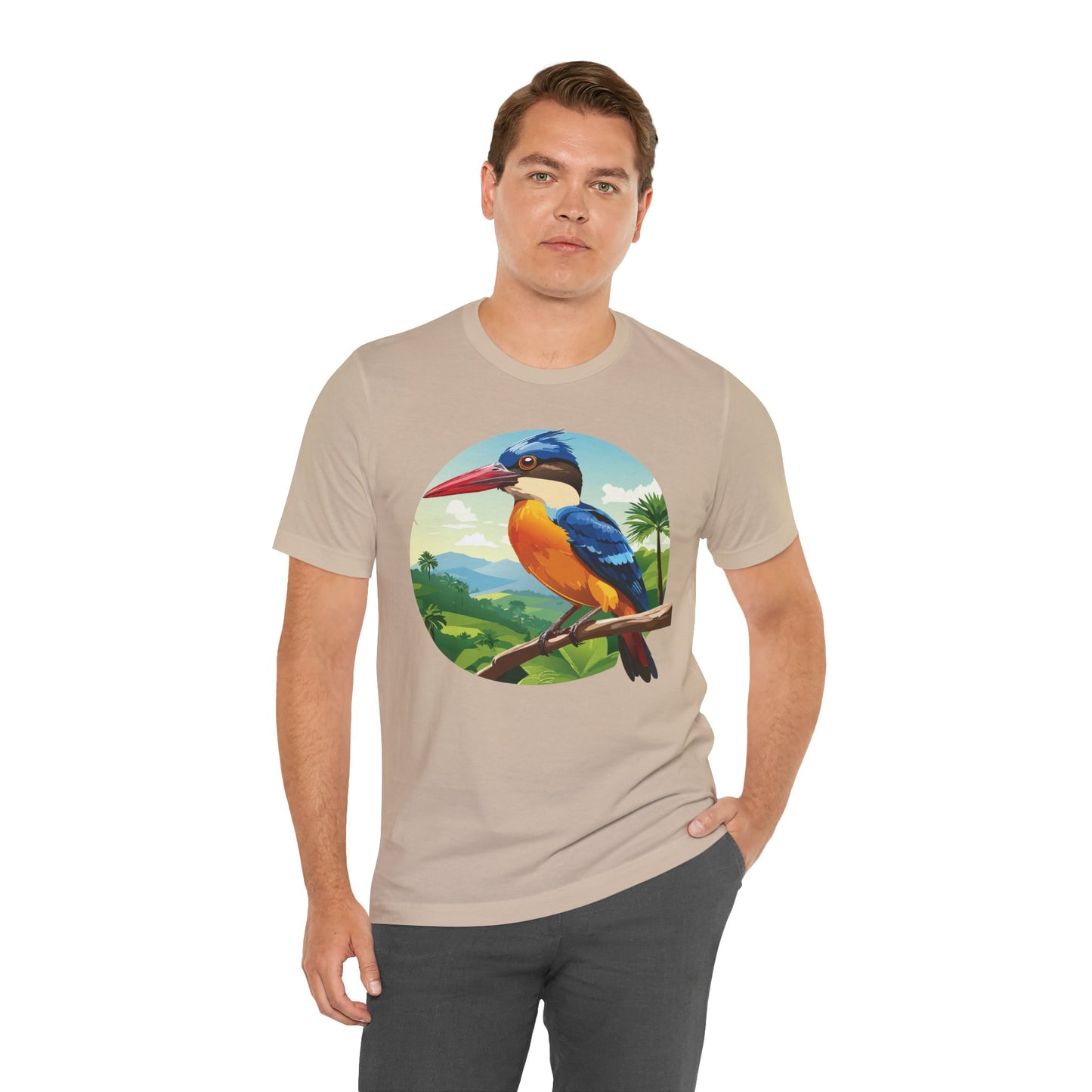 Unisex Animal Shirt, Tee Shirt with Animals, Art Design Tee Shirt, Wild Animals Shirt