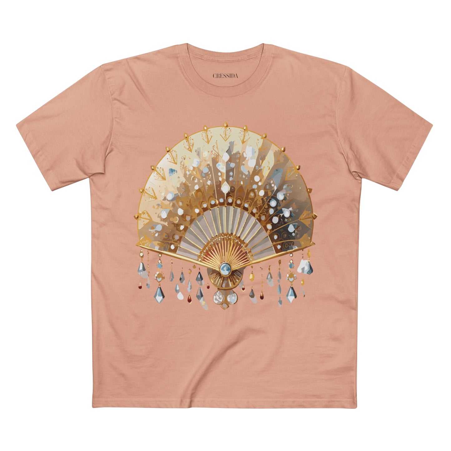 Fan shirt, Shirt with Fan, Tee Shirt with Antique Fan