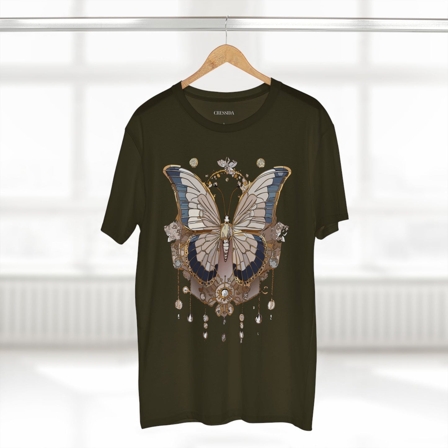 Butterfly shirt, Shirt with Butterfly, Tee Shirt with Antique Butterfly