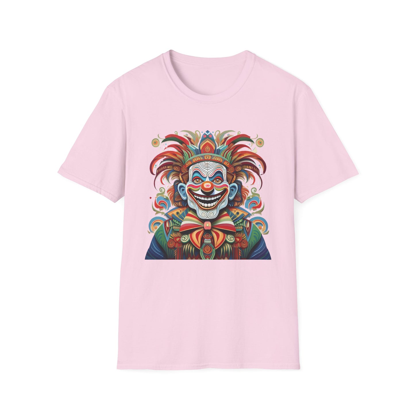 Clown Shirt, T Shirt with Clown, Funny Man Shirt, Tee Shirt with Funny Man, Circus Shirt, Shirt with Circus, Scary Man Shirt, Shirt with Scary Man