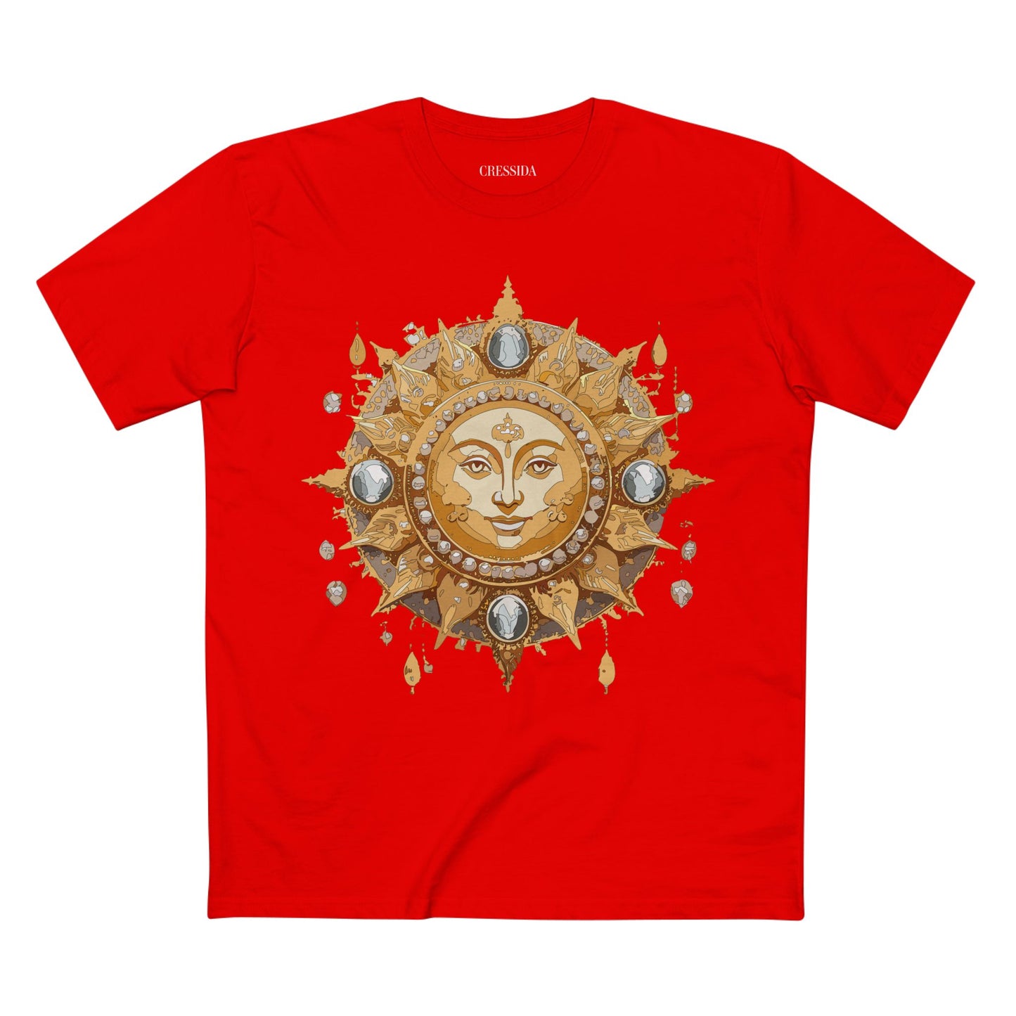 Sun Shirt, Shirt with Sun, Tee Shirt with Gold Sun