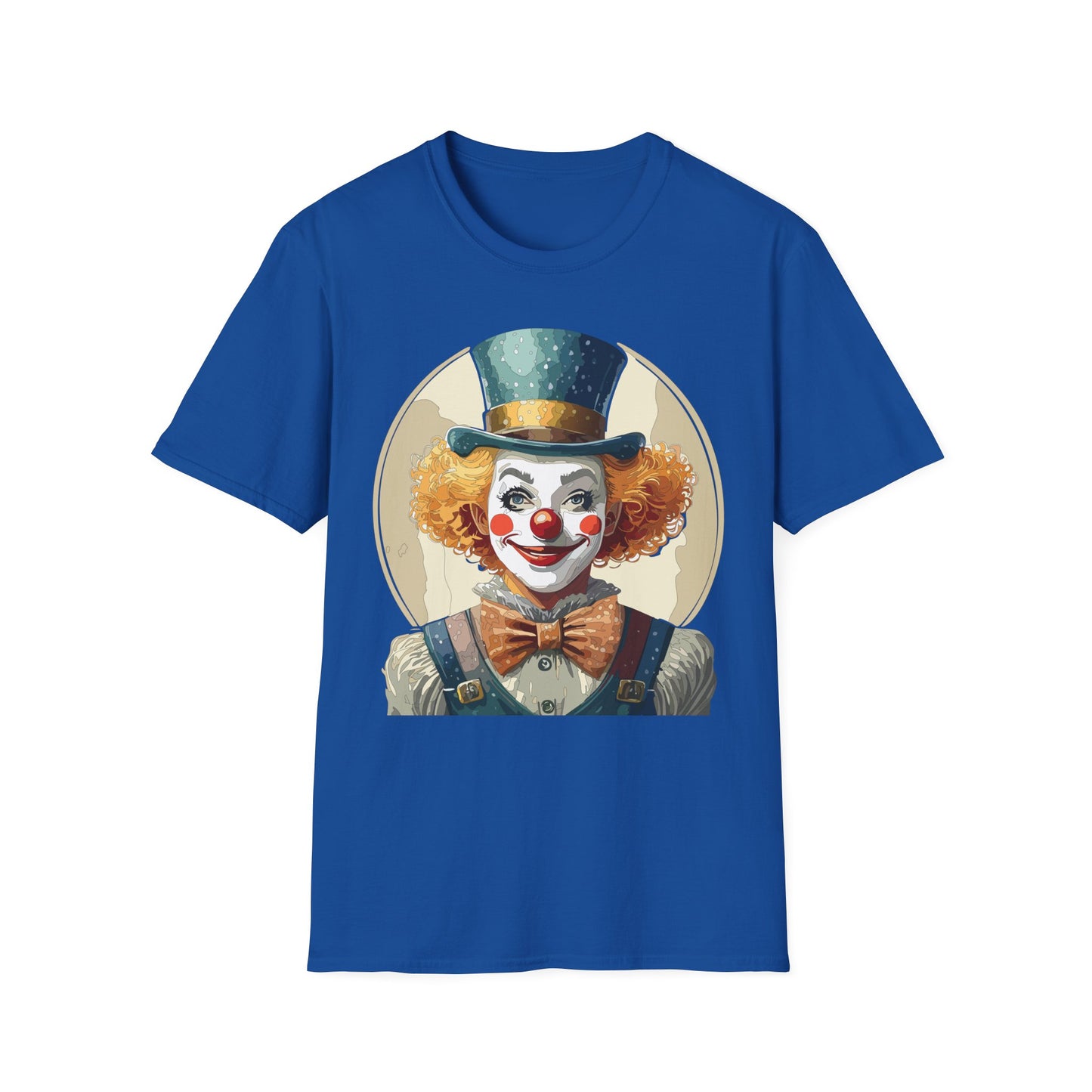 Clown Shirt, T Shirt with Clown, Funny Man Shirt, Tee Shirt with Funny Man, Circus Shirt, Shirt with Circus, Scary Man Shirt, Shirt with Scary Man