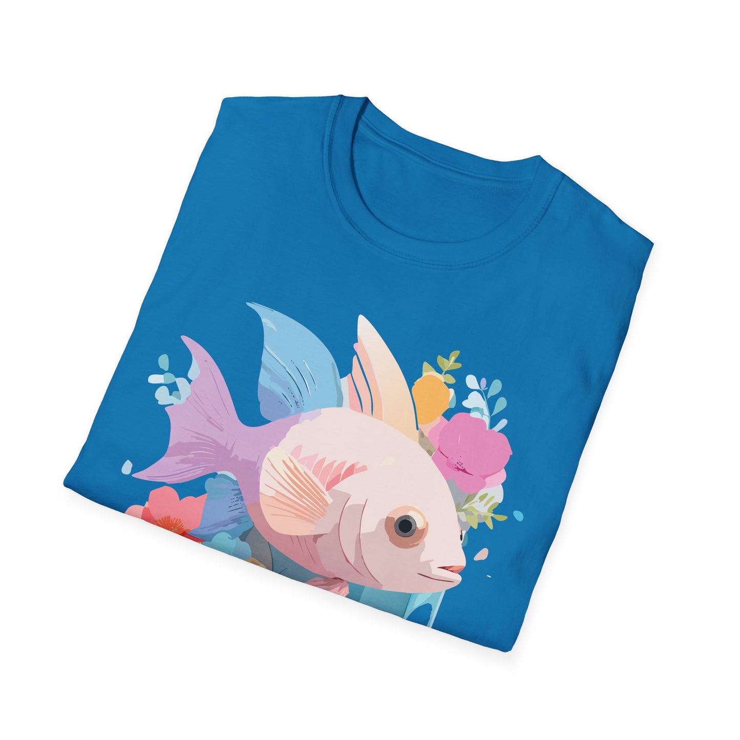 Fish Art Design Shirt, T Shirt with Fish, Graphic Shirt, Tee Shirt with Graphic Design, Shirt with Fish Graphic Art