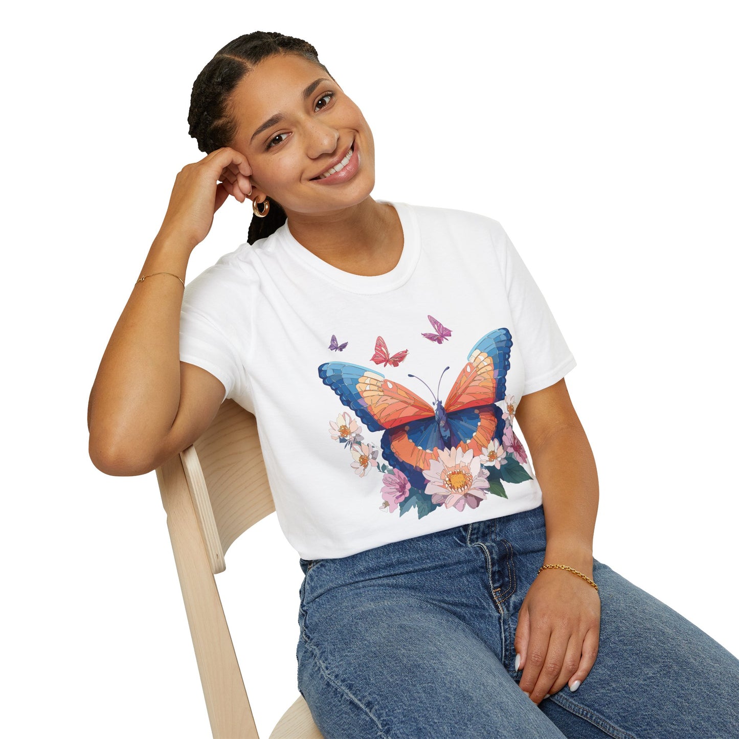 Butterfly Shirt, T Shirt with Butterfly, Monarch Shirt