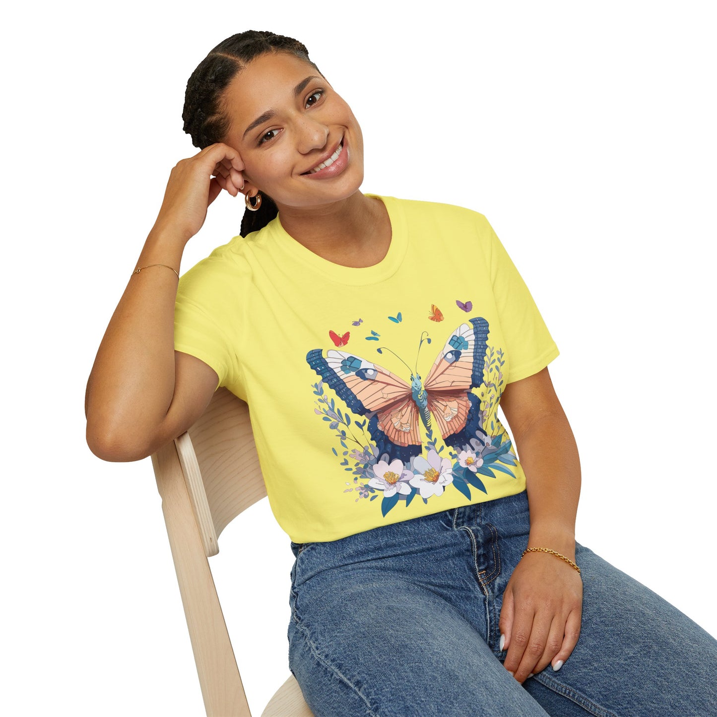 Butterfly Shirt, T Shirt with Butterfly, Monarch Shirt
