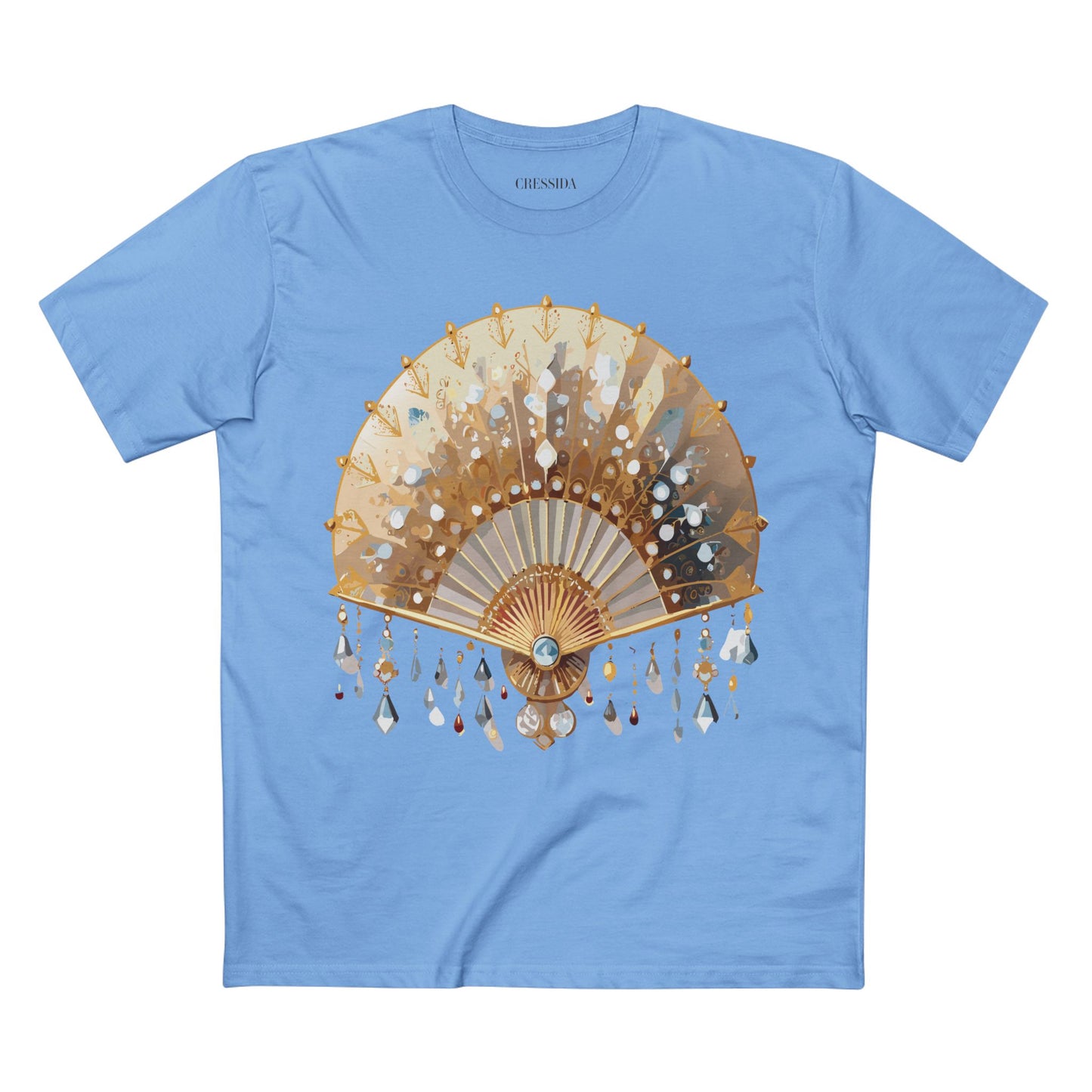 Fan shirt, Shirt with Fan, Tee Shirt with Antique Fan
