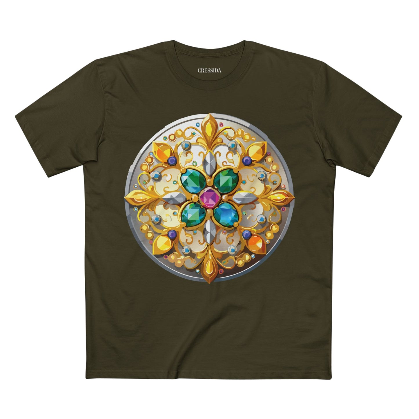 Medallion Shirt, Shirt with Medallion, Tee Shirt with Medal
