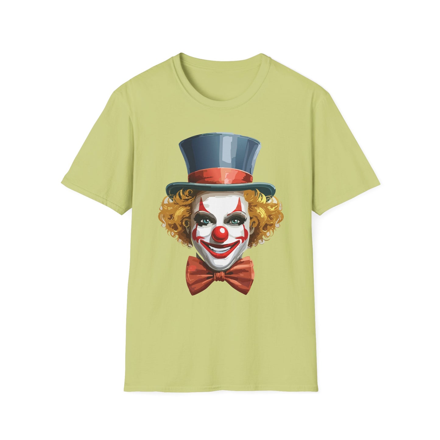 Clown Shirt, T Shirt with Clown, Funny Man Shirt, Tee Shirt with Funny Man, Circus Shirt, Shirt with Circus, Scary Man Shirt, Shirt with Scary Man