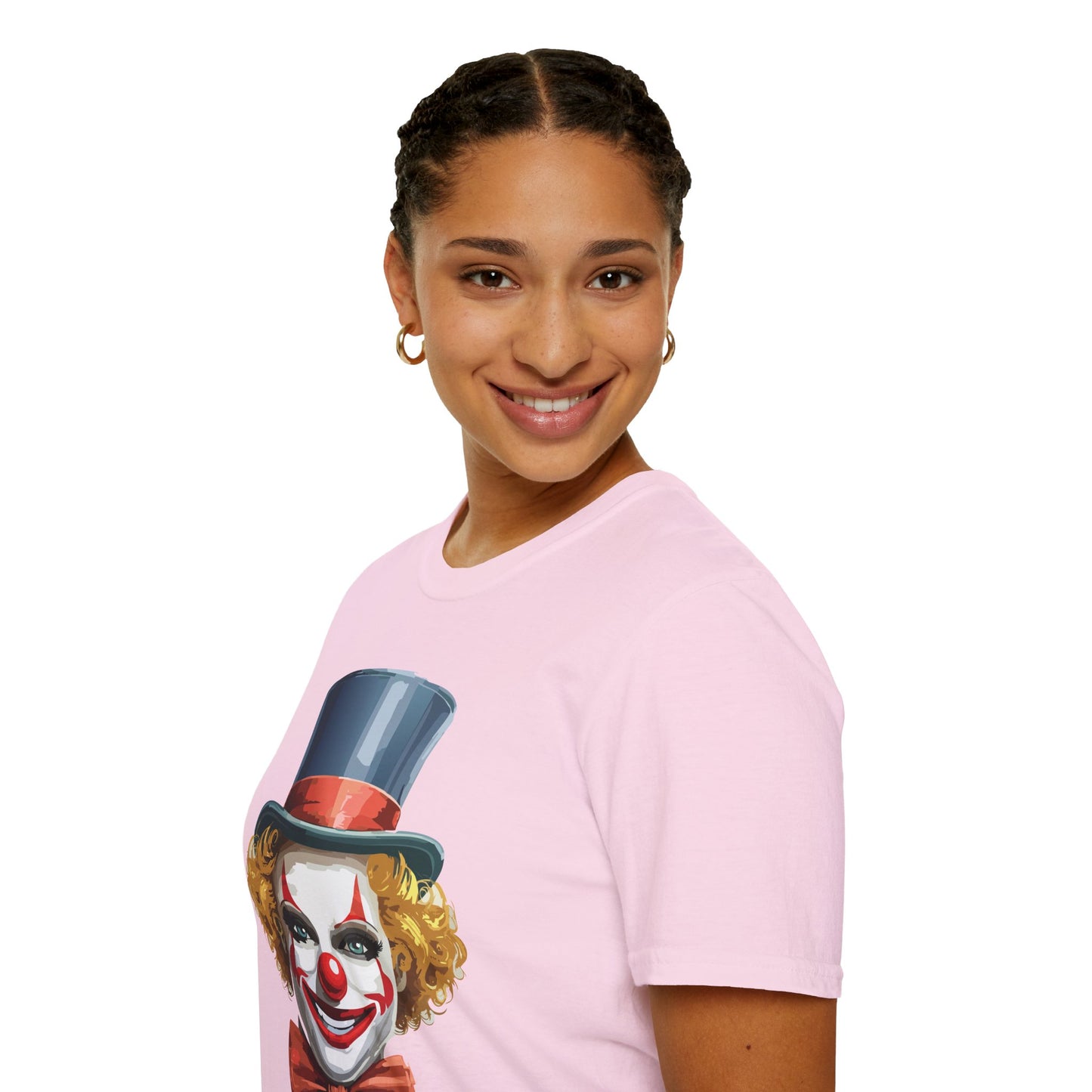 Clown Shirt, T Shirt with Clown, Funny Man Shirt, Tee Shirt with Funny Man, Circus Shirt, Shirt with Circus, Scary Man Shirt, Shirt with Scary Man