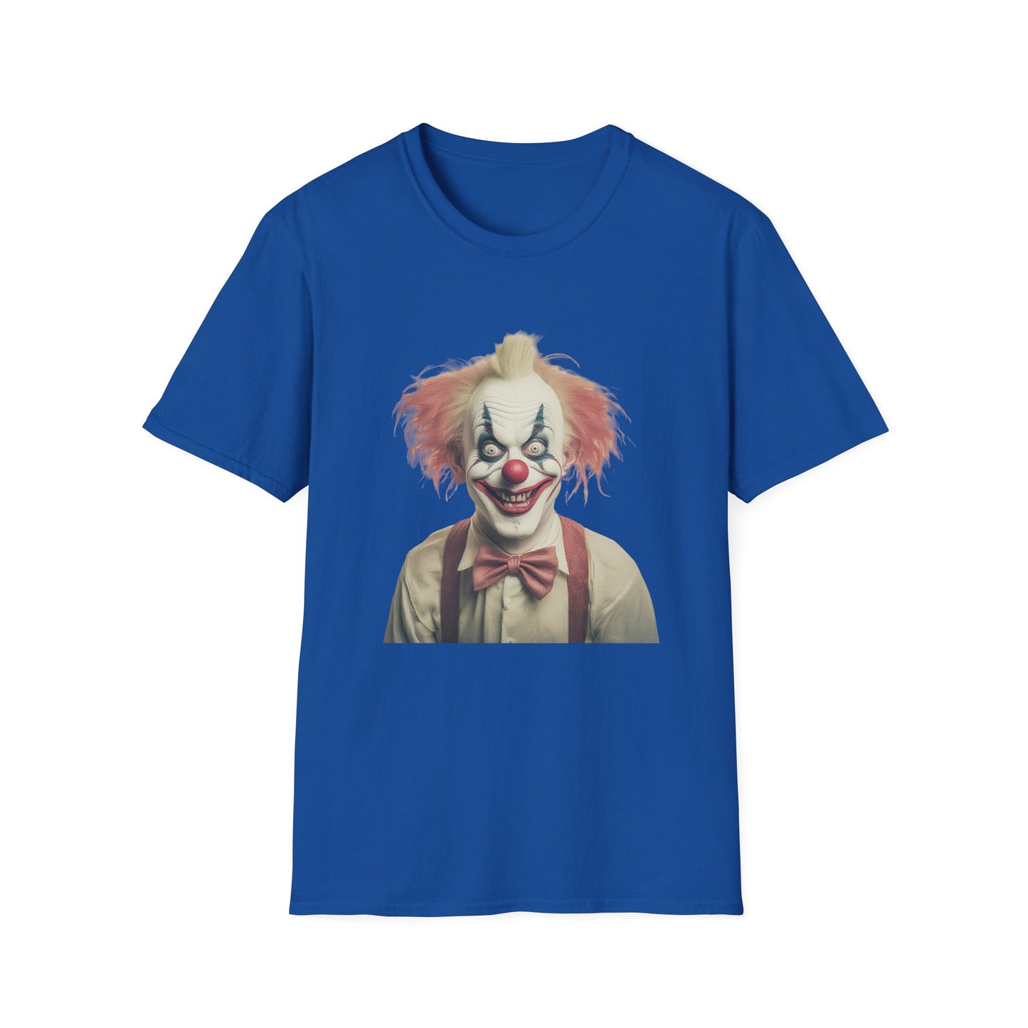 Clown Shirt, T Shirt with Clown, Funny Man Shirt, Tee Shirt with Funny Man, Circus Shirt, Shirt with Circus, Scary Man Shirt, Shirt with Scary Man