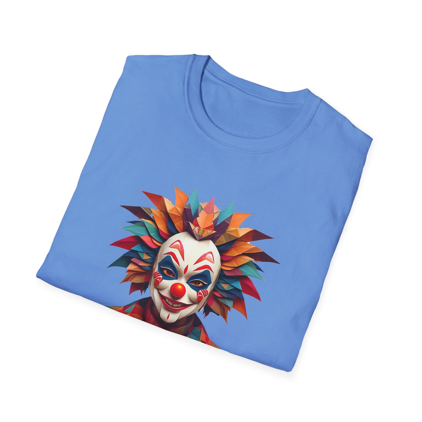 Clown Shirt, T Shirt with Clown, Funny Man Shirt, Tee Shirt with Funny Man, Circus Shirt, Shirt with Circus, Scary Man Shirt, Shirt with Scary Man